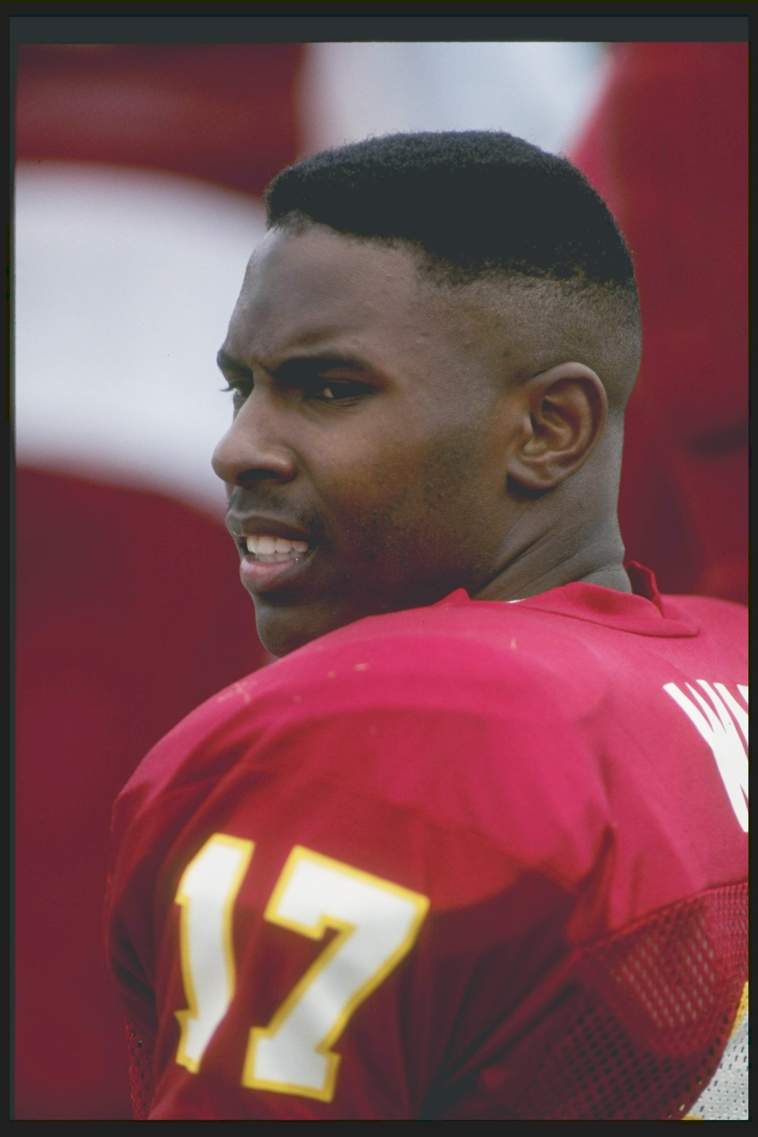 28 Nov 1992:  Quarterback Charlie Ward of the Florida State Seminoles sits on the bench during a game against the Florida Gators at Doak S. Campbell Stadium in Tallahassee, Florida.  Florida State won the game 45-24. Mandatory Credit: Scott Halleran  /All
