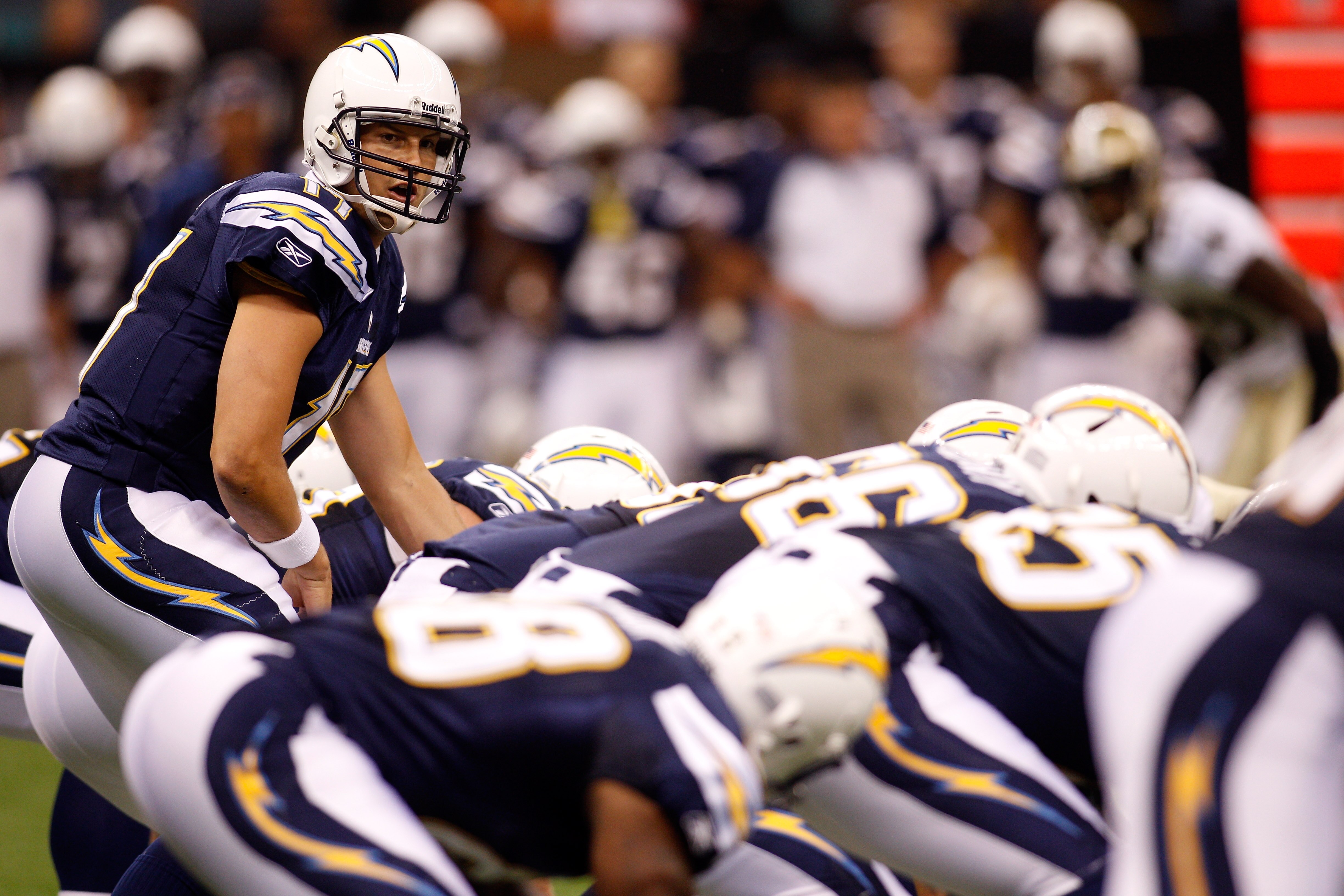 NEW ORLEANS - AUGUST 27: Philip Rivers #17 of the San Diego Chargers in action against the New Orleans Saints at the Louisiana Superdome on August 27, 2010 in New Orleans, Louisiana. (Photo by Chris Graythen/Getty Images) NEW ORLEANS - AUGUST 27: Philip Rivers #17 of the San Diego Chargers in action against the New Orleans Saints at the Louisiana Superdome on August 27, 2010 in New Orleans, Louisiana. (Photo by Chris Graythen/Getty Images)