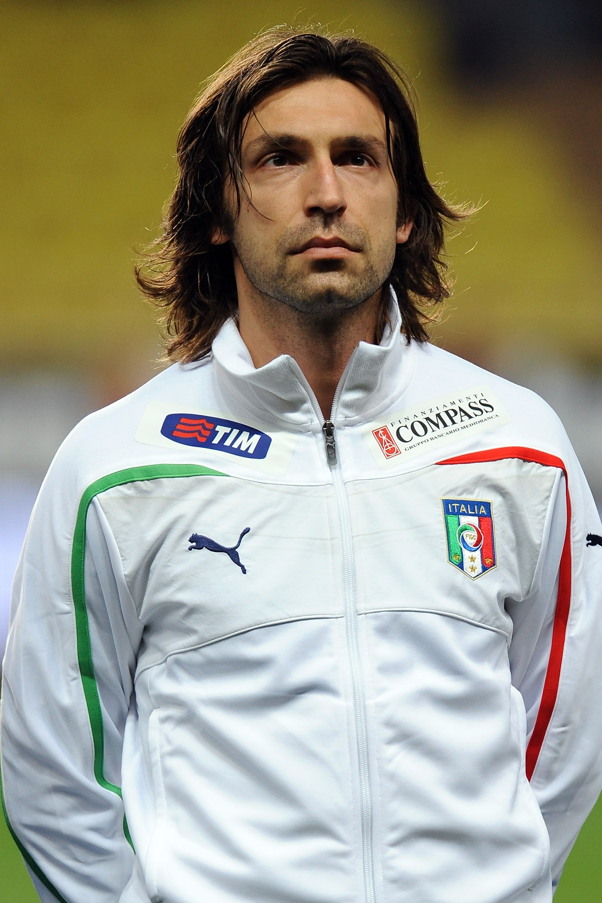 MONACO - MARCH 03:  Andrea Pirlo of Italy looks on before the International Friendly match between Italy and Cameroon at Louis II Stadium on March 3, 2010 in Monaco, Monaco.  (Photo by Tullio M. Puglia/Getty Images)