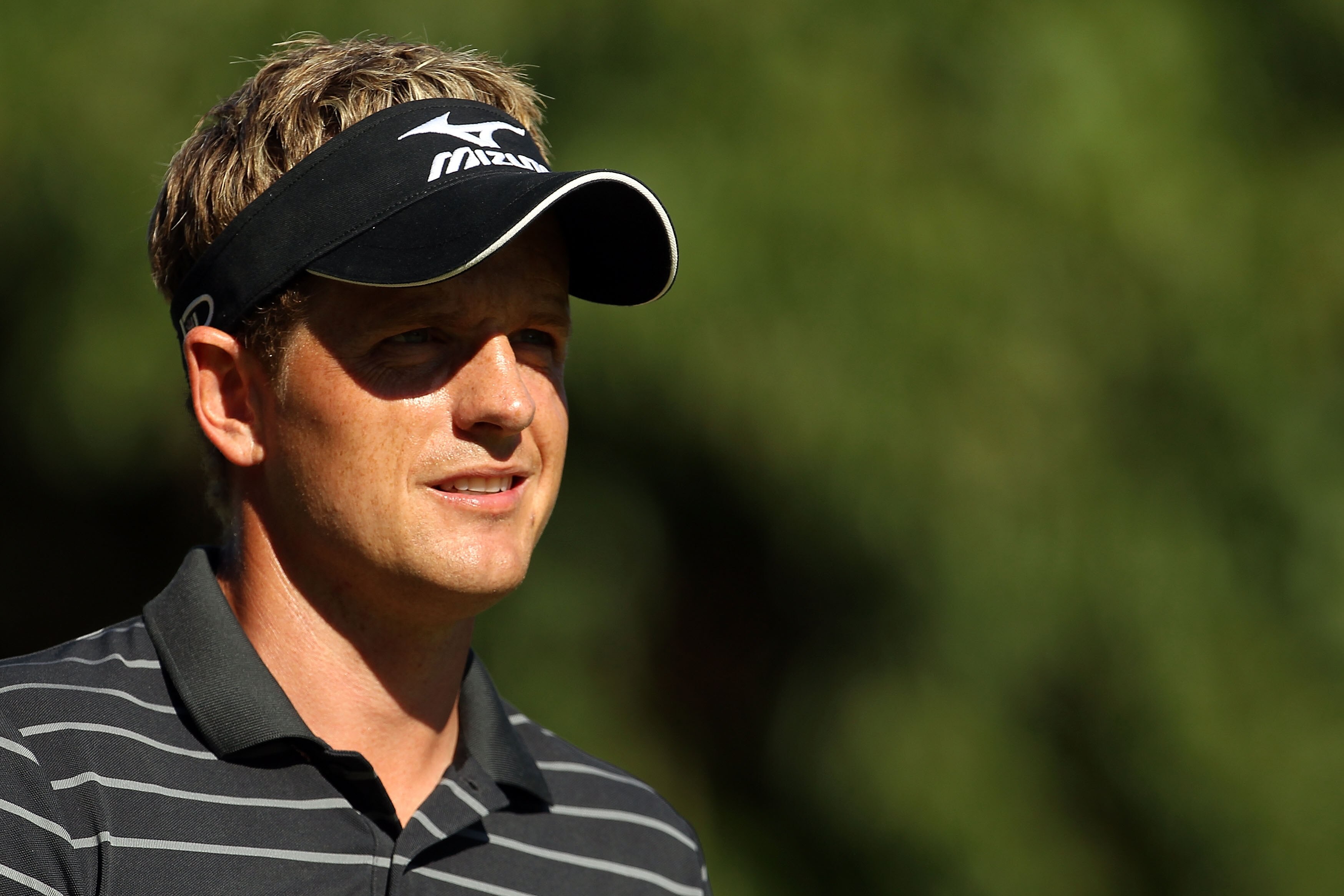 NORTON, MA - SEPTEMBER 06:  Luke Donald of England looks on from the 11th hole during the final round of the Deutsche Bank Championship at TPC Boston on September 6, 2010 in Norton, Massachusetts.  (Photo by Mike Ehrmann/Getty Images)