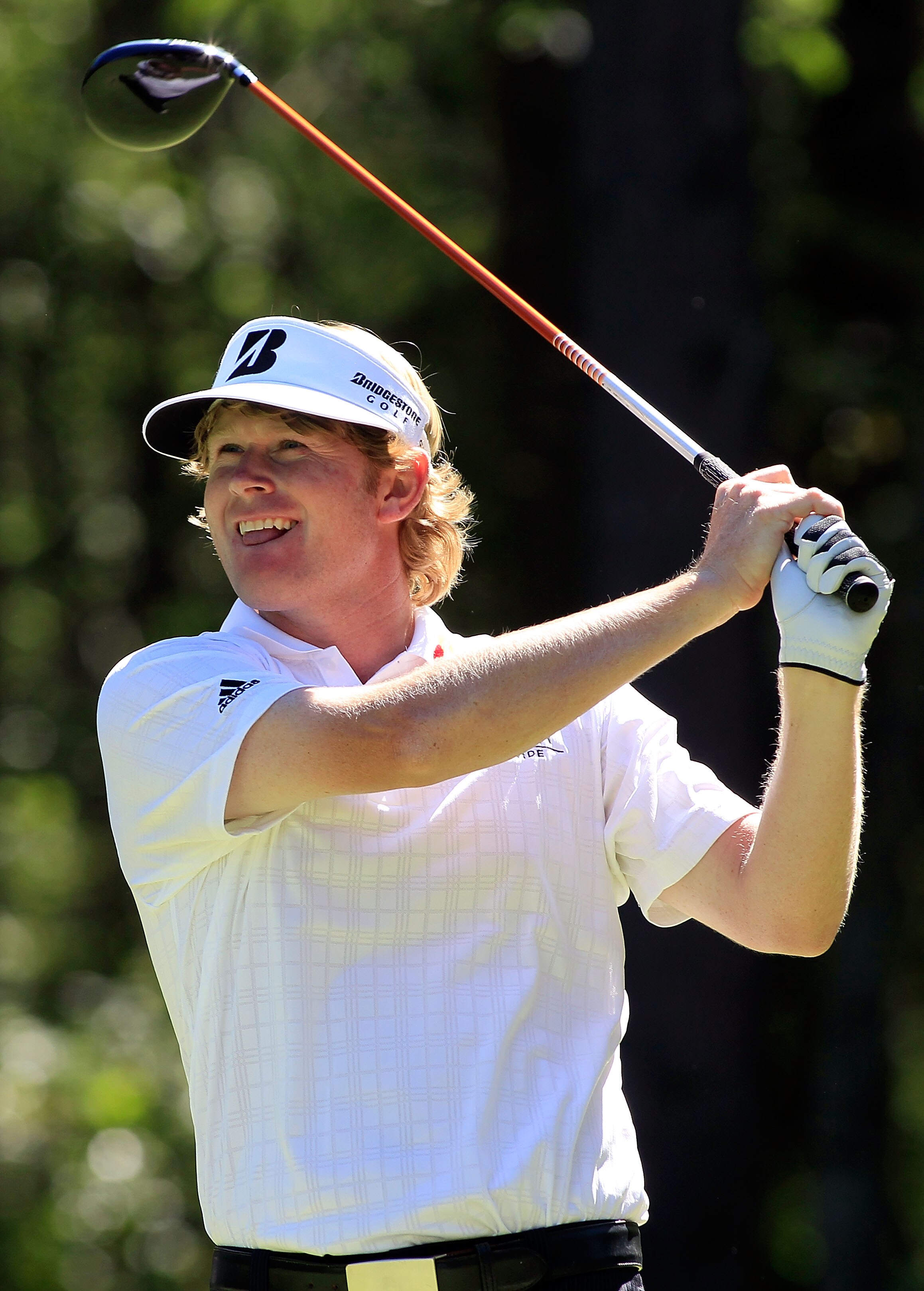 NORTON, MA - SEPTEMBER 06:  Brandt Snedeker tees off on the second hole during the final round of the Deutsche Bank Championship at TPC Boston on September 6, 2010 in Norton, Massachusetts.  (Photo by Michael Cohen/Getty Images)