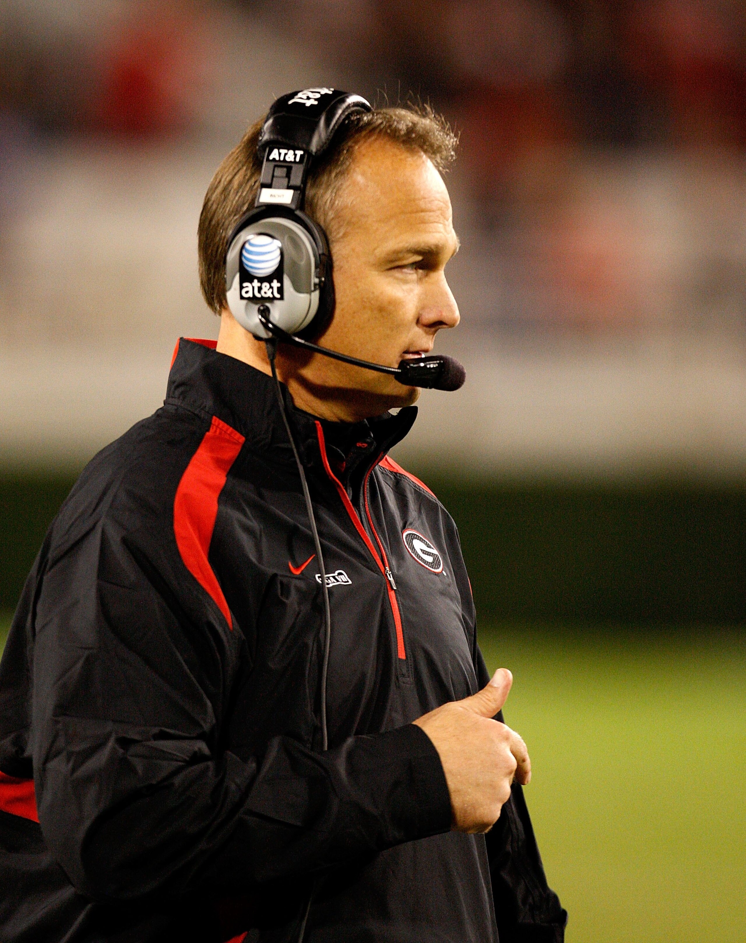 ATHENS, GA - NOVEMBER 21:  Head coach Mark Richt of the Georgia Bulldogs against the Kentucky Wildcats at Sanford Stadium on November 21, 2009 in Athens, Georgia.  (Photo by Kevin C. Cox/Getty Images)