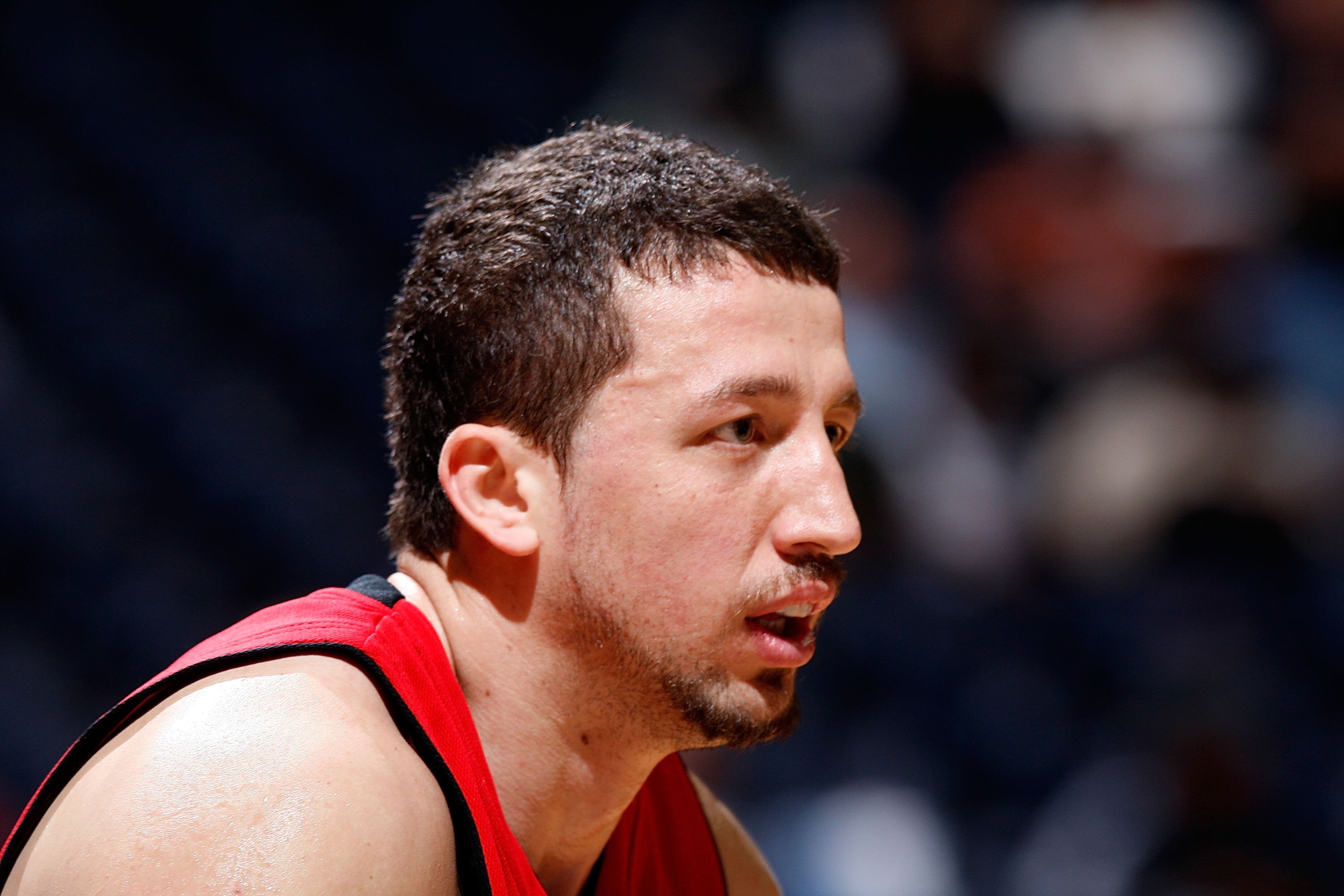 ATLANTA - DECEMBER 02:  Hedo Turkoglu #26 of the Toronto Raptors against the Atlanta Hawks at Philips Arena on December 2, 2009 in Atlanta, Georgia.  NOTE TO USER: User expressly acknowledges and agrees that, by downloading and/or using this Photograph, U