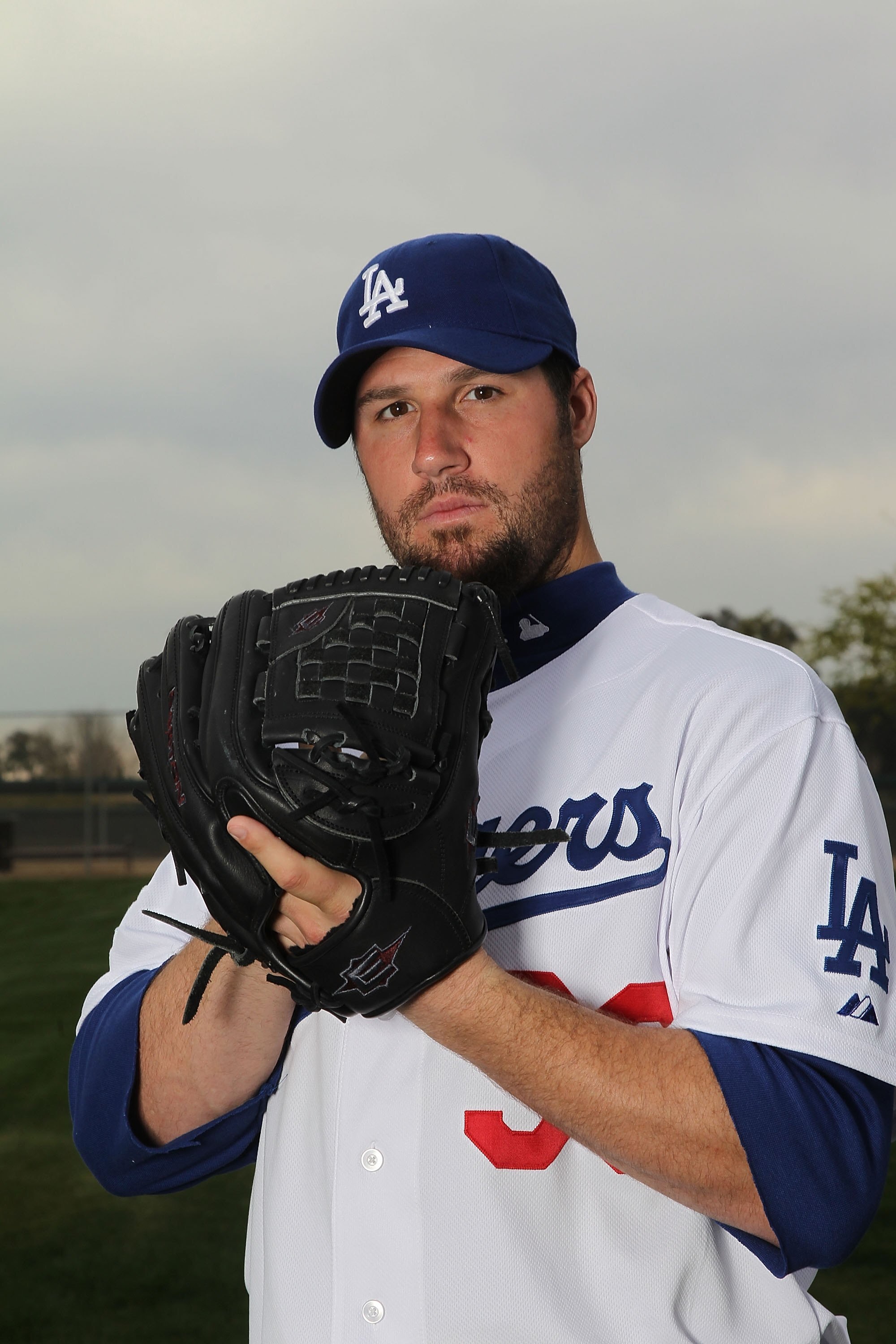 GLENDALE, AZ - FEBRUARY 27: Eric Gagne of the Los Angeles Dodgers poses during media photo day on February 27, 2010 at the Ballpark at Camelback Ranch, in Glendale, Arizona. (Photo by Jed Jacobsohn/Getty Images) GLENDALE, AZ - FEBRUARY 27: Eric Gagne of the Los Angeles Dodgers poses during media photo day on February 27, 2010 at the Ballpark at Camelback Ranch, in Glendale, Arizona. (Photo by Jed Jacobsohn/Getty Images)