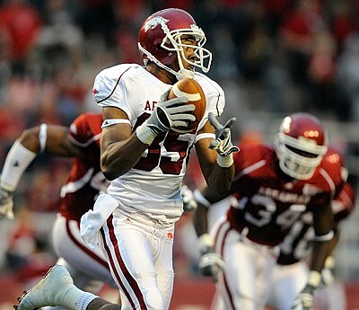 Arkansas WR Greg Childs