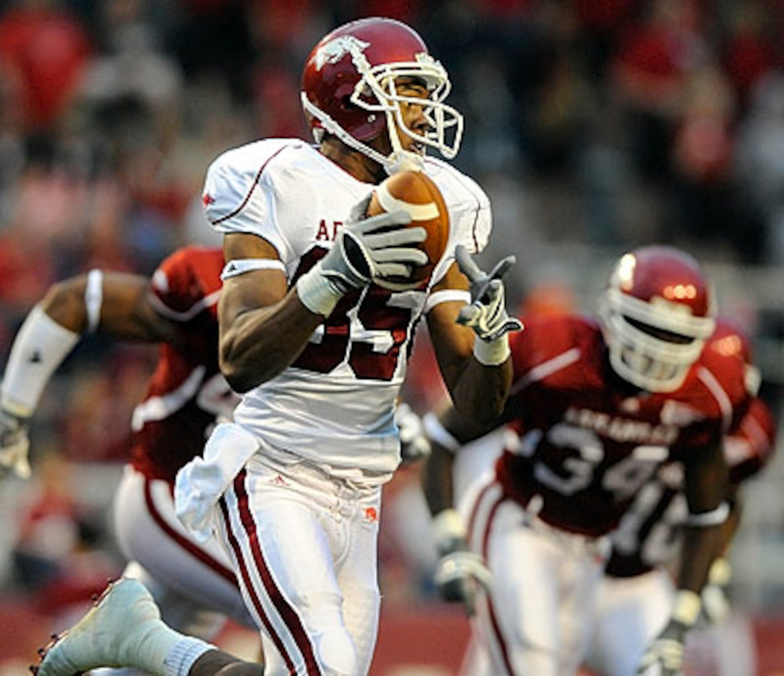 Arkansas WR Greg Childs