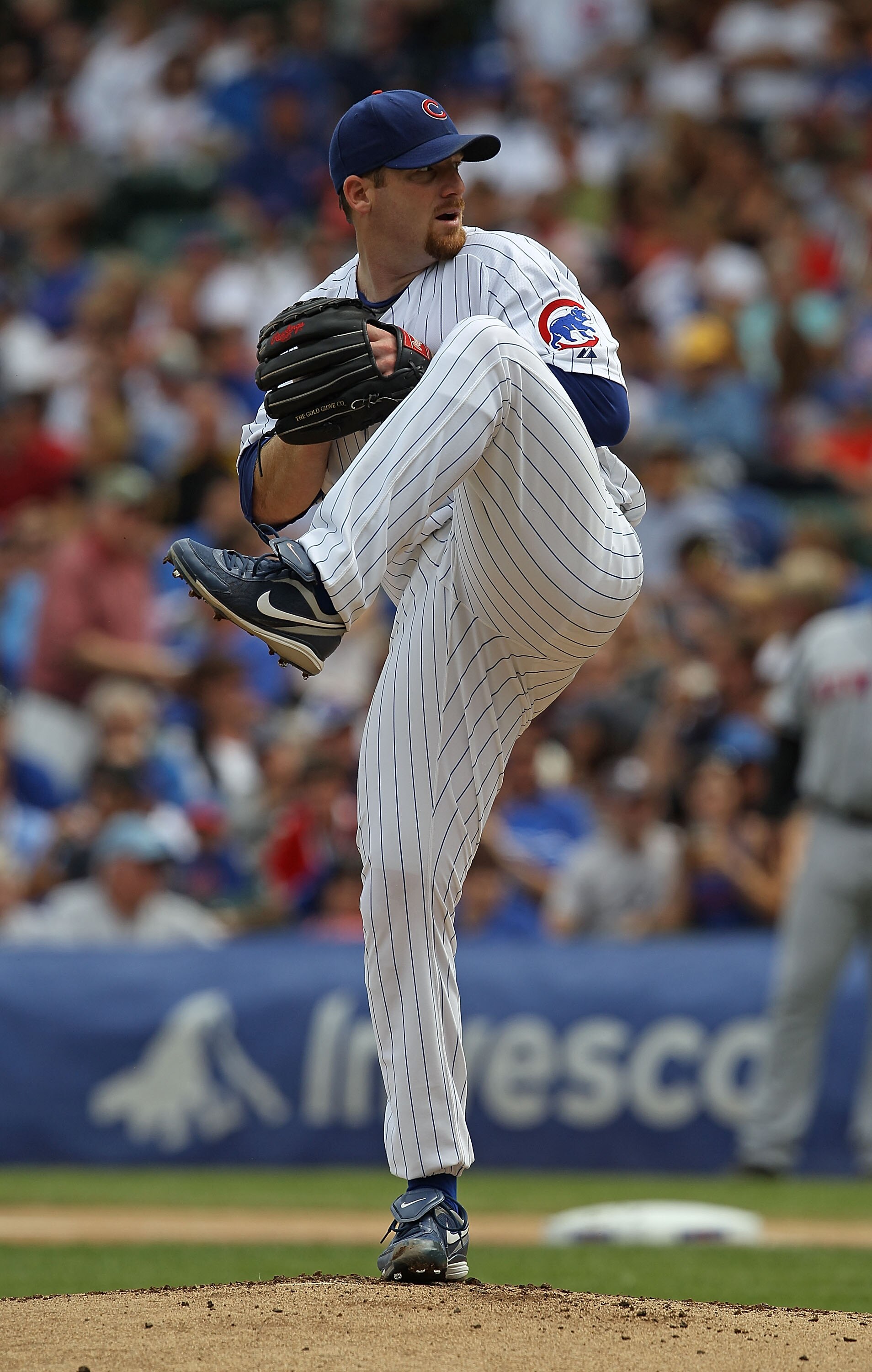 CHICAGO - SEPTEMBER 05: Starting pitcher Ryan Dempster #46 of the Chicago Cubs delivers the ball against the New York Mets at Wrigley Field on September 5, 2010 in Chicago, Illinois. The Mets defeated the Cubs 18-5. (Photo by Jonathan Daniel/Getty Images) CHICAGO - SEPTEMBER 05: Starting pitcher Ryan Dempster #46 of the Chicago Cubs delivers the ball against the New York Mets at Wrigley Field on September 5, 2010 in Chicago, Illinois. The Mets defeated the Cubs 18-5. (Photo by Jonathan Daniel/Getty Images)