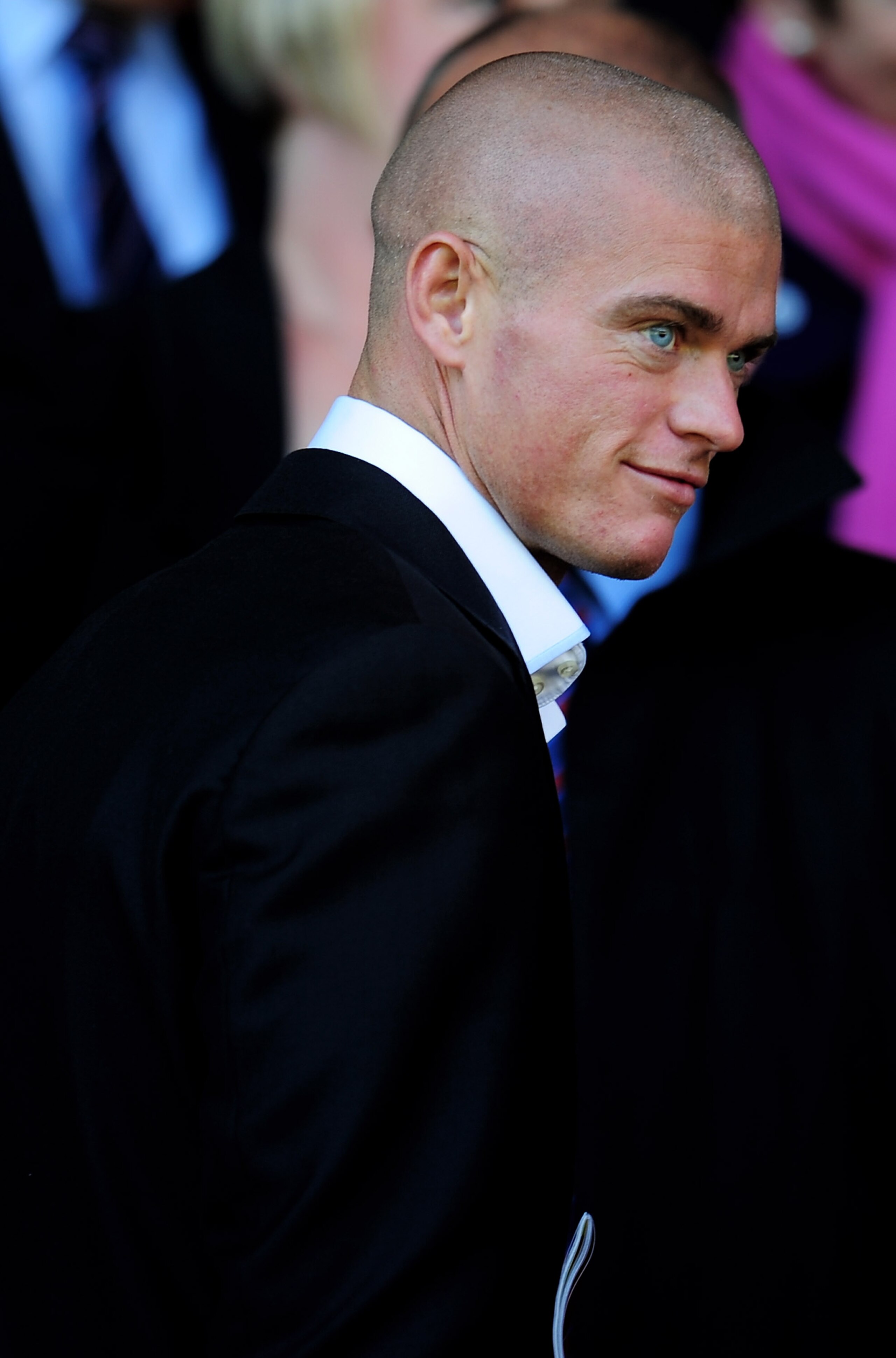LIVERPOOL, ENGLAND - AUGUST 29:  Paul Konchesky is seen in the stands prior to the Barclays Premier League match between Liverpool and West Bromwich Albion at Anfield on August 29, 2010 in Liverpool, England. (Photo by Shaun Botterill/Getty Images)