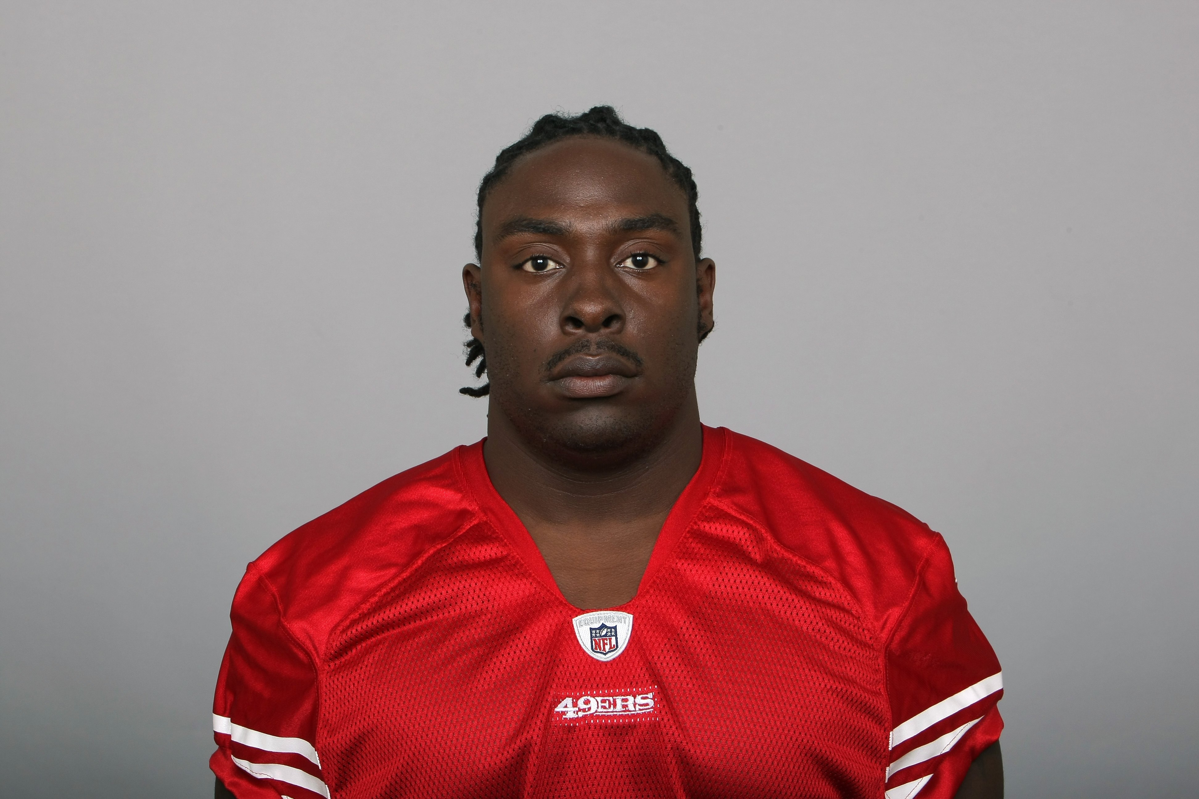SAN FRANCISCO - 2009: Ricky Jean-Francois of the San Francisco 49ers poses for his 2009 NFL headshot at photo day in San Francisco, California. (Photo by NFL Photos) SAN FRANCISCO - 2009: Ricky Jean-Francois of the San Francisco 49ers poses for his 2009 NFL headshot at photo day in San Francisco, California. (Photo by NFL Photos)