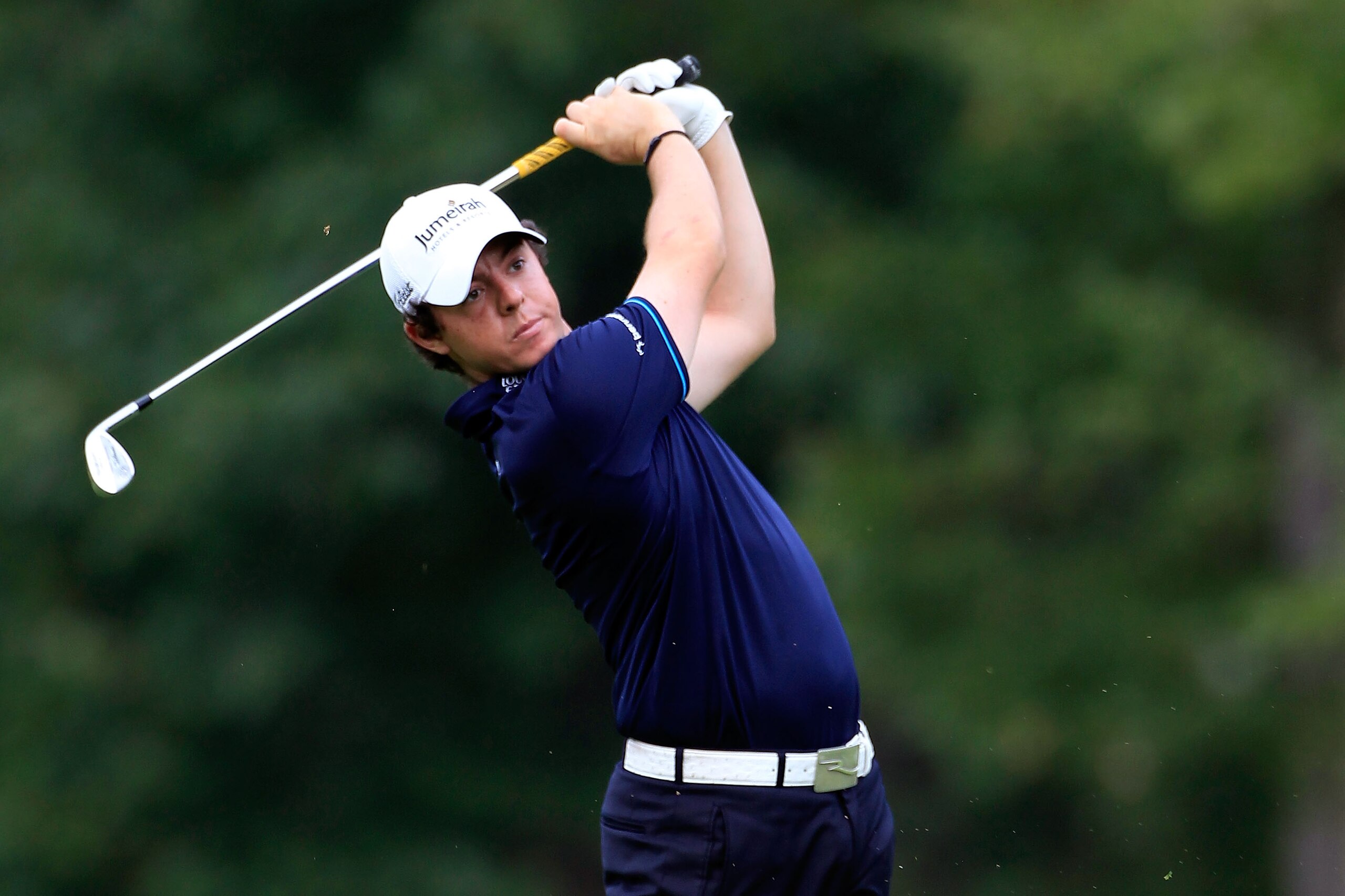 NORTON, MA - SEPTEMBER 03:  Rory McIlroy of Northern Ireland hits a shot during the first round of the Deutsche Bank Championship at TPC Boston on September 3, 2010 in Norton, Massachusetts.  (Photo by Michael Cohen/Getty Images)