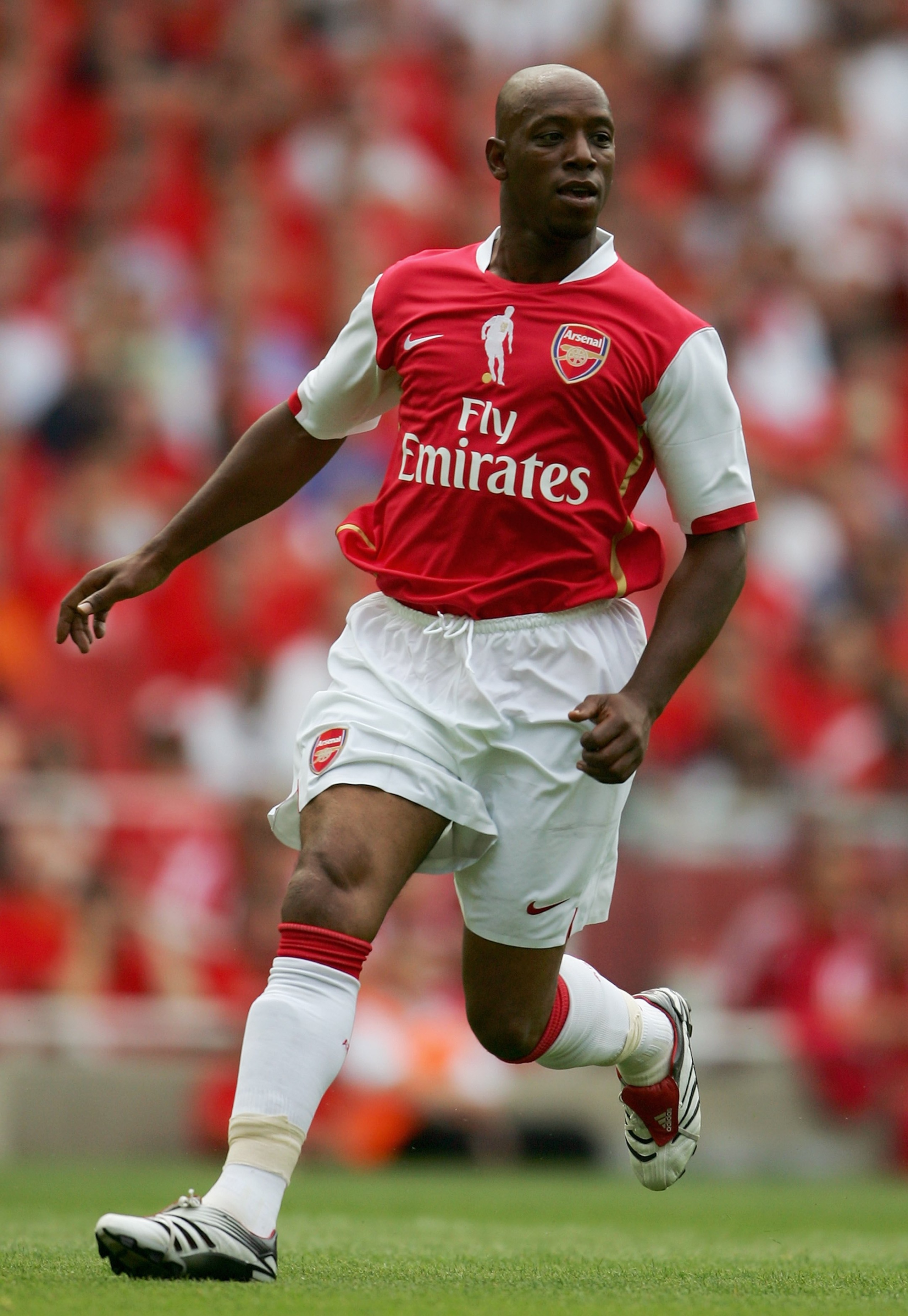 LONDON - JULY 22:  Ian Wright of Arsenal in action during the Dennis Bergkamp testimonial match between Arsenal and Ajax at the Emirates Stadium on July 22, 2006 in London, England.  (Photo by Jamie McDonald/Getty Images)