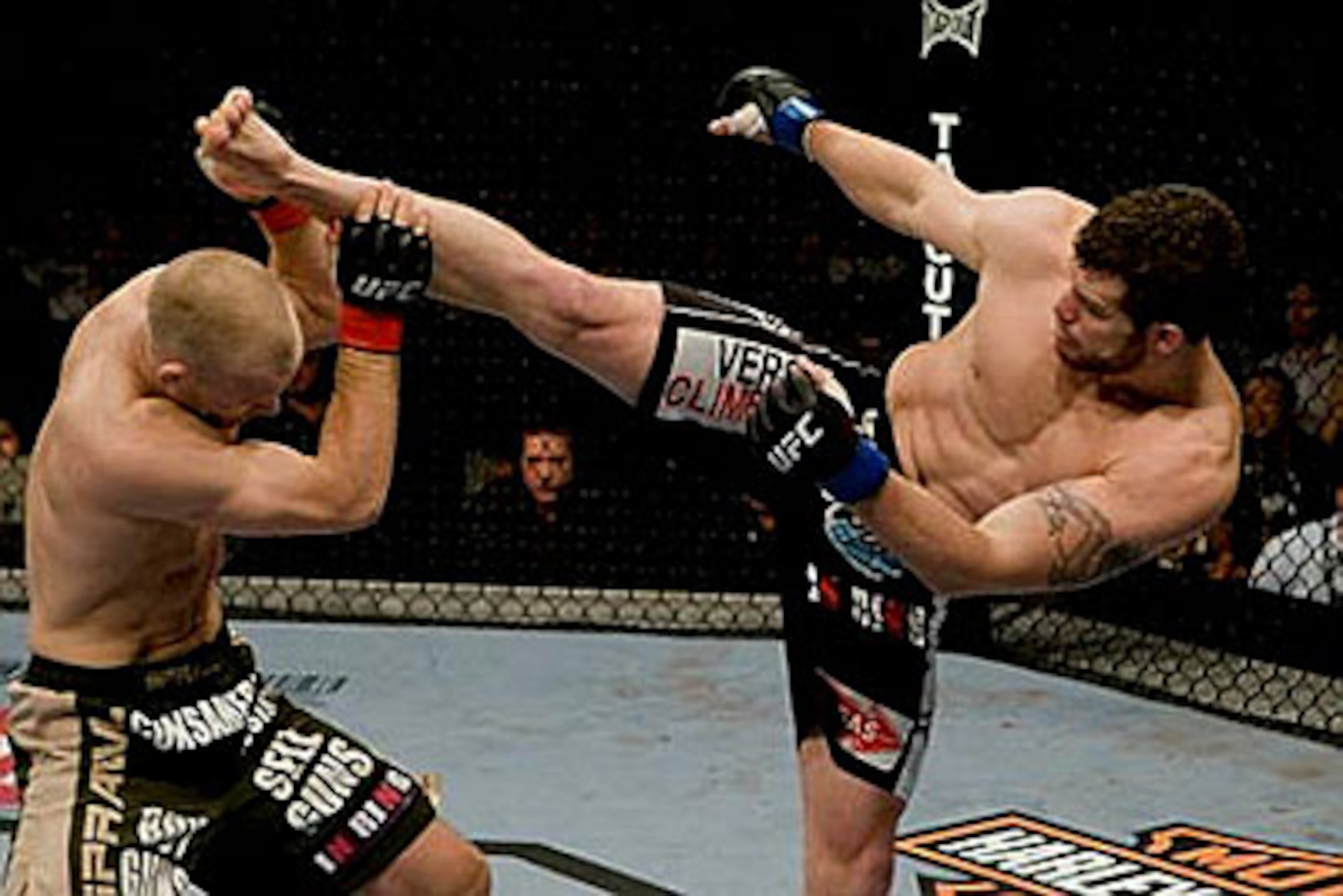 Nate "The Great" Marquardt in action Nate "The Great" Marquardt in action