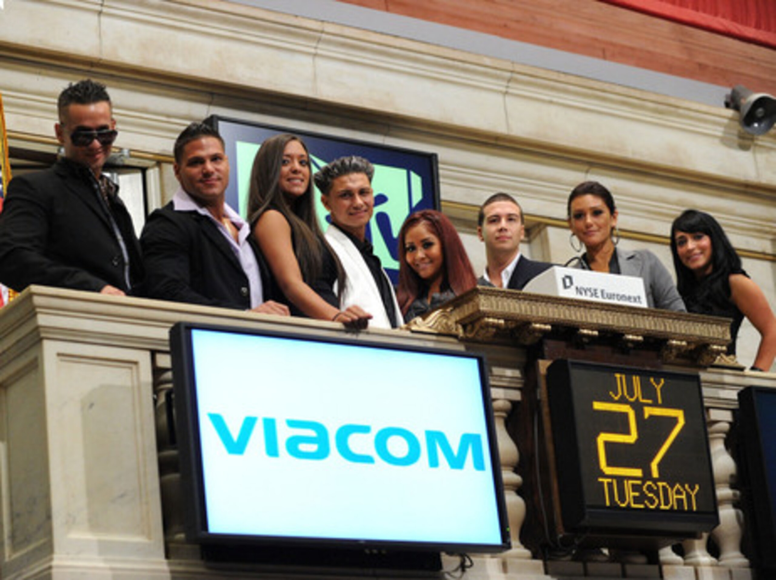 Much like NBA rookies, the cast of Jersey Shore have become instant celebrities.