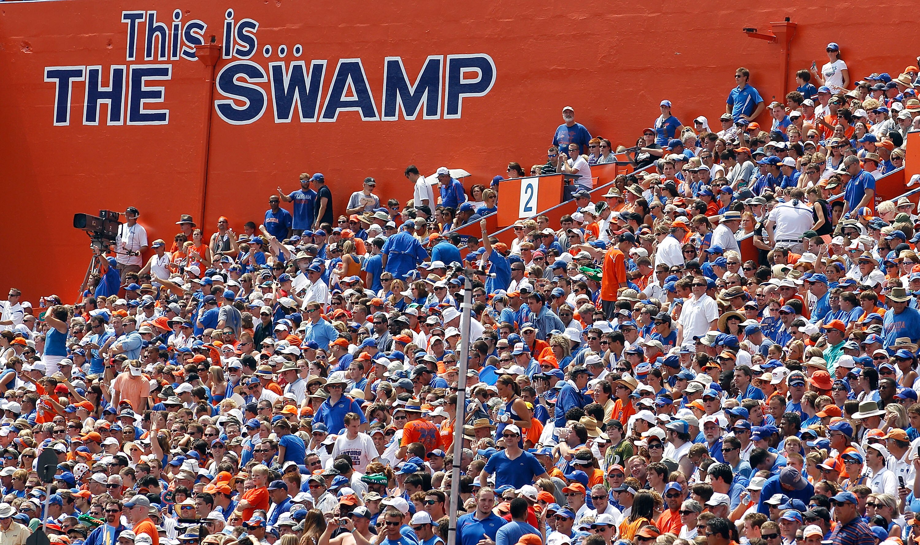 GAINESVILLE, FL - SEPTEMBER 04:  A scenic view of the crowd during a game between the Miami University RedHawks and the Florida Gators at Ben Hill Griffin Stadium on September 4, 2010 in Gainesville, Florida.  (Photo by Sam Greenwood/Getty Images)