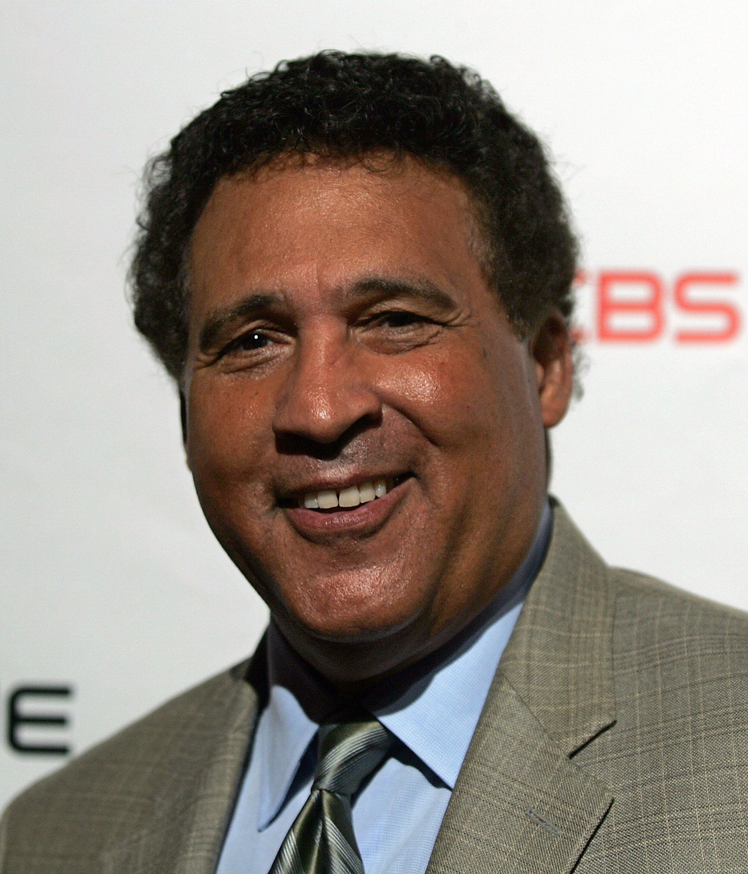 FOXBORO, MA - SEPTEMBER 06:  The NFL on CBS host Greg Gumbel attends the grand opening of the CBS Scene Restaurant & Bar on September 6, 2008 in Foxboro, Massachusetts.  (Photo by Mary Schwalm/Getty Images)