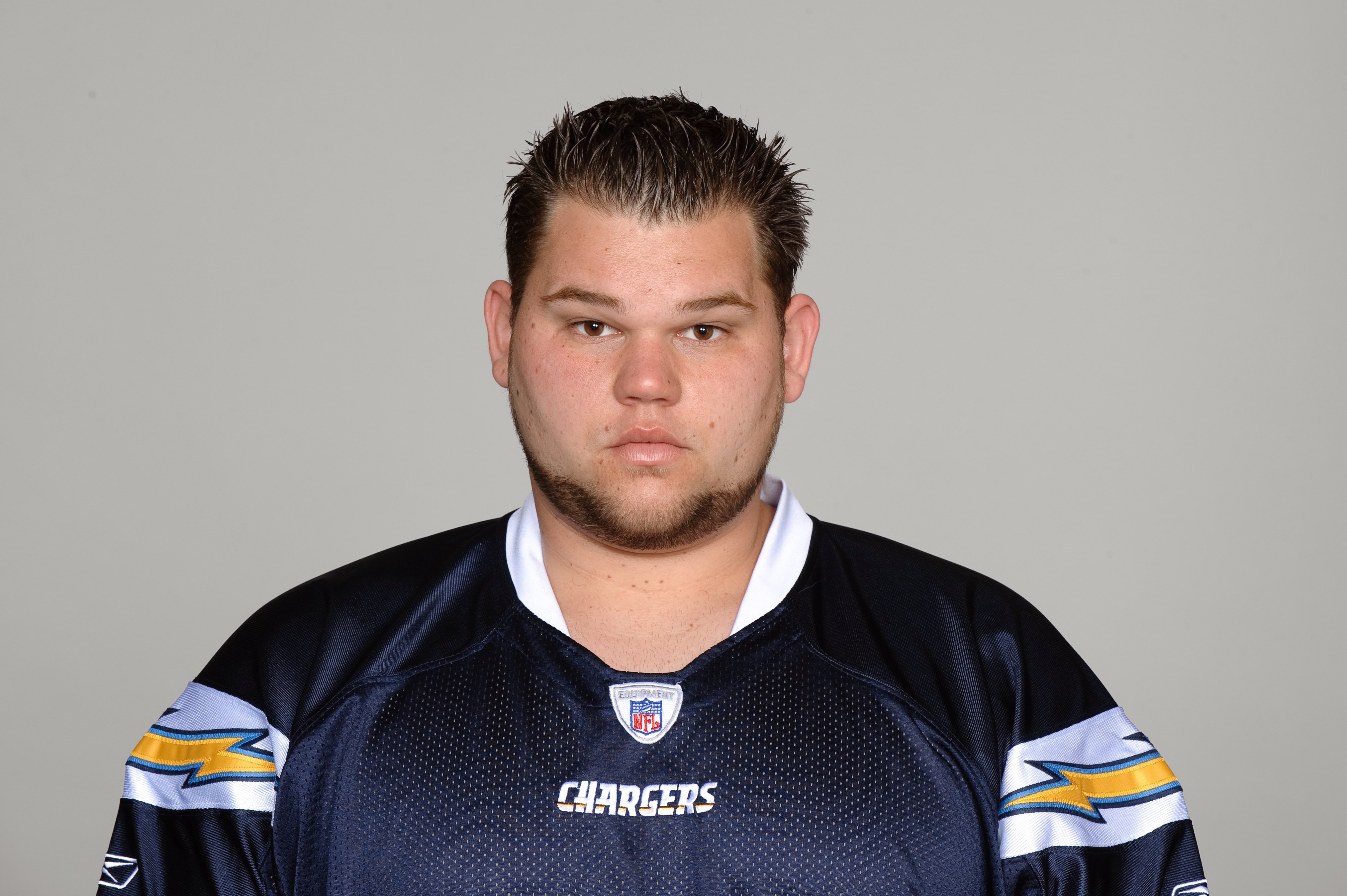 SAN DIEGO - 2009:  Brandyn Dombrowski of the San Diego Chargers poses for his 2009 NFL headshot at photo day in San Diego, California.  (Photo by NFL Photos)