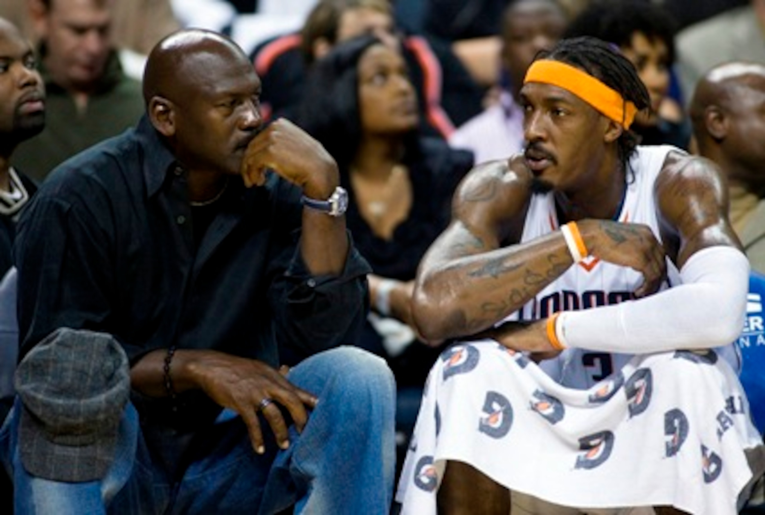 MJ: "Gerald, do you really think I'm that bad?" Gerald Wallace: "Uh huh"