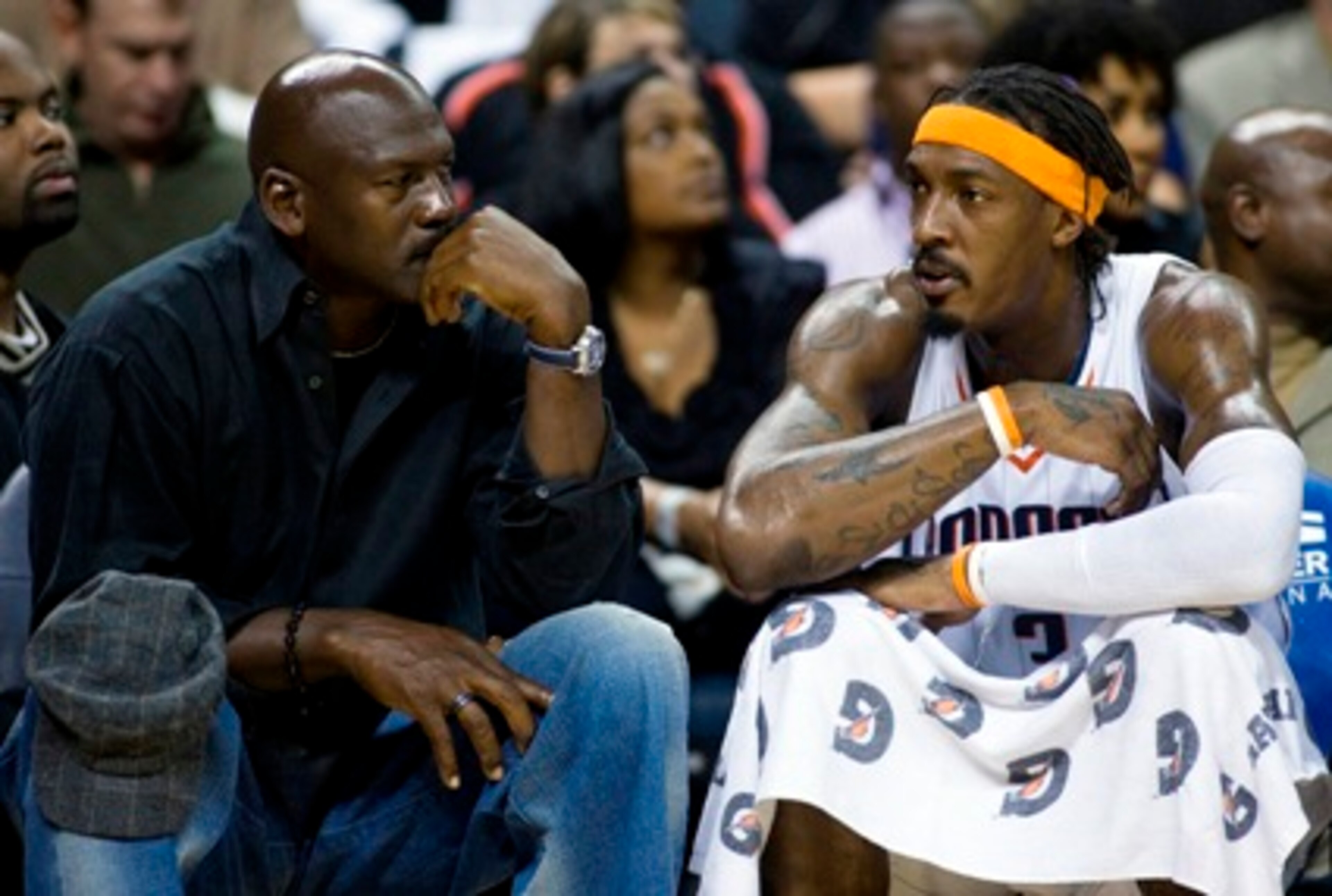 MJ: "Gerald, do you really think I'm that bad?" Gerald Wallace: "Uh huh"