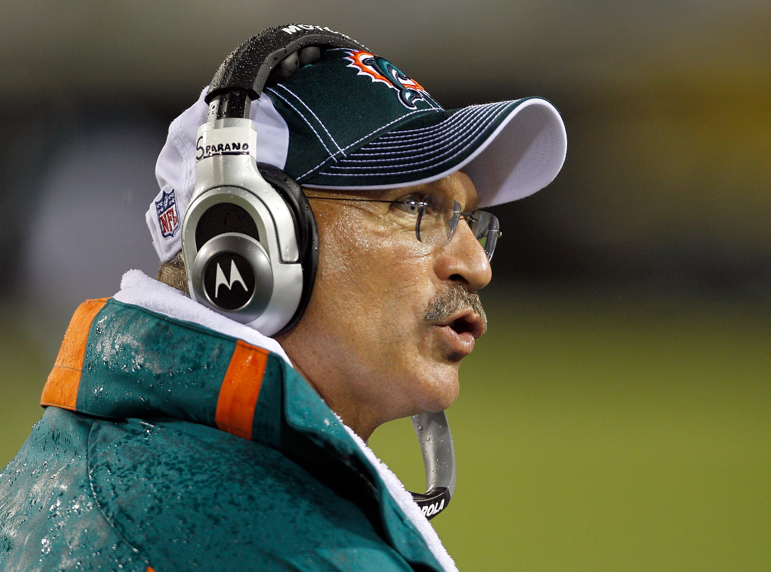 JACKSONVILLE, FL - AUGUST 21:  Head coach Tony Sparano of the Miami Dolphins watches the action during a preseason game against the Jacksonville Jaguars at EverBank Field on August 21, 2010 in Jacksonville, Florida.  (Photo by Sam Greenwood/Getty Images)