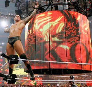 Wrestlemania 26 after beating Legacy.