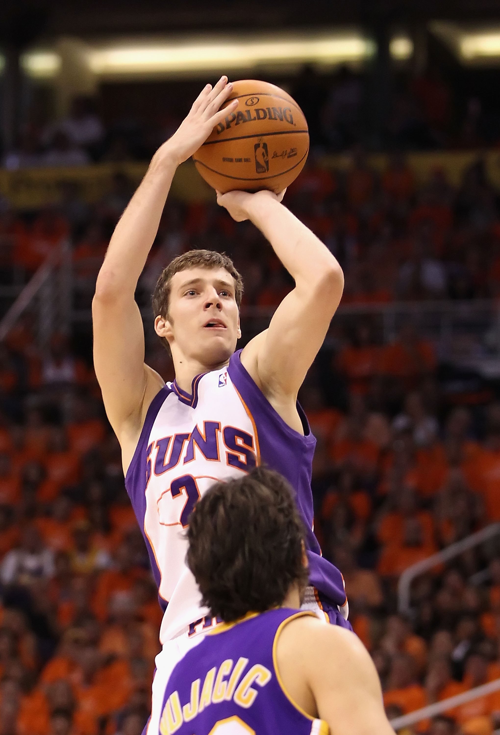 PHOENIX - MAY 29:  Goran Dragic #2 of the Phoenix Suns in action during Game Six of the Western Conference finals of the 2010 NBA Playoffs against the Los Angeles Lakers at US Airways Center on May 29, 2010 in Phoenix, Arizona. The Lakers defeated the Sun