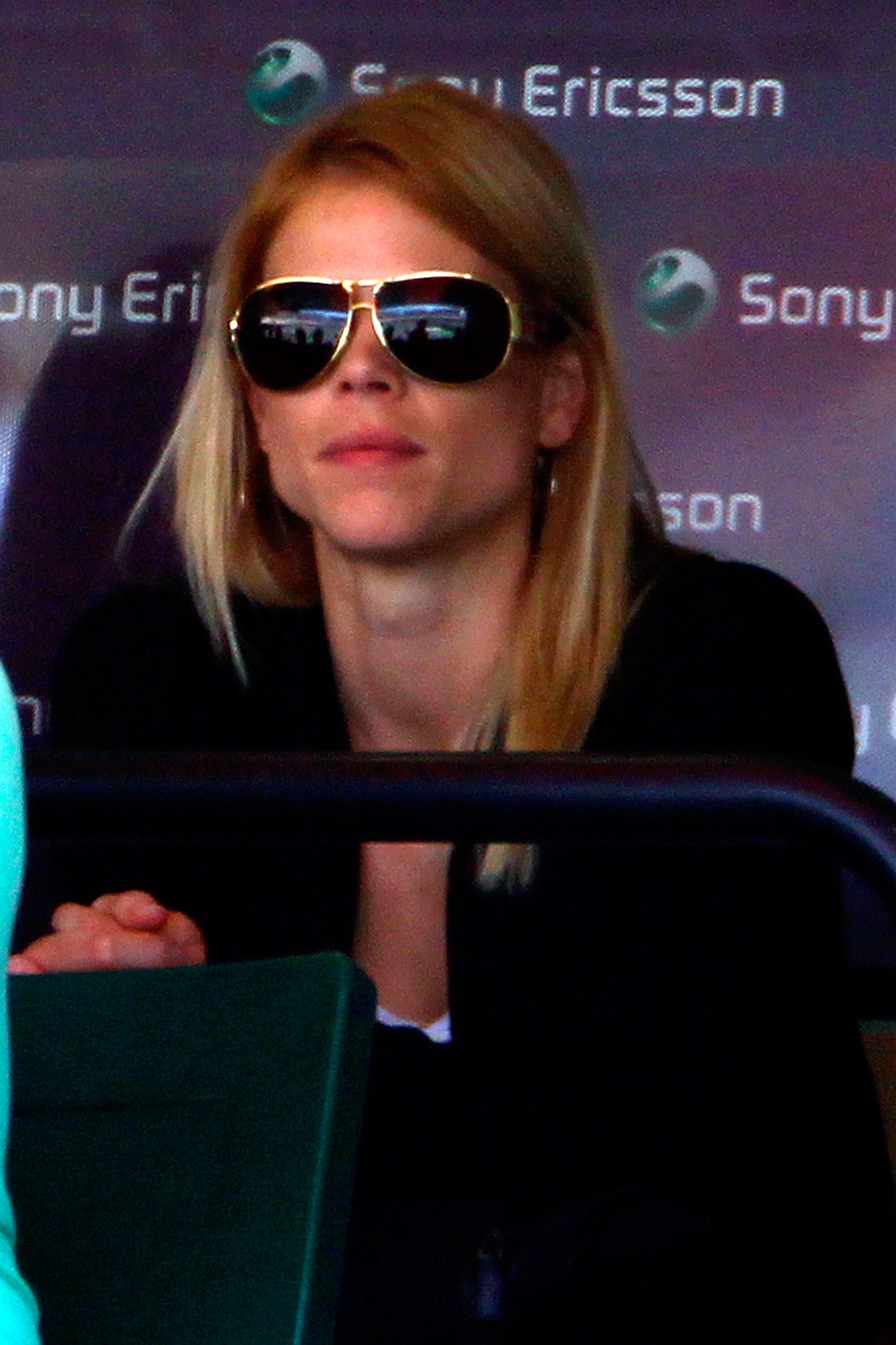 KEY BISCAYNE, FL - APRIL 02:  Elin Nordegren  wife Tiger Woods watches as Rafael Nadal of Spain takes on Andy Roddick of the United States during day eleven of the 2010 Sony Ericsson Open at Crandon Park Tennis Center on April 2, 2010 in Key Biscayne, Flo