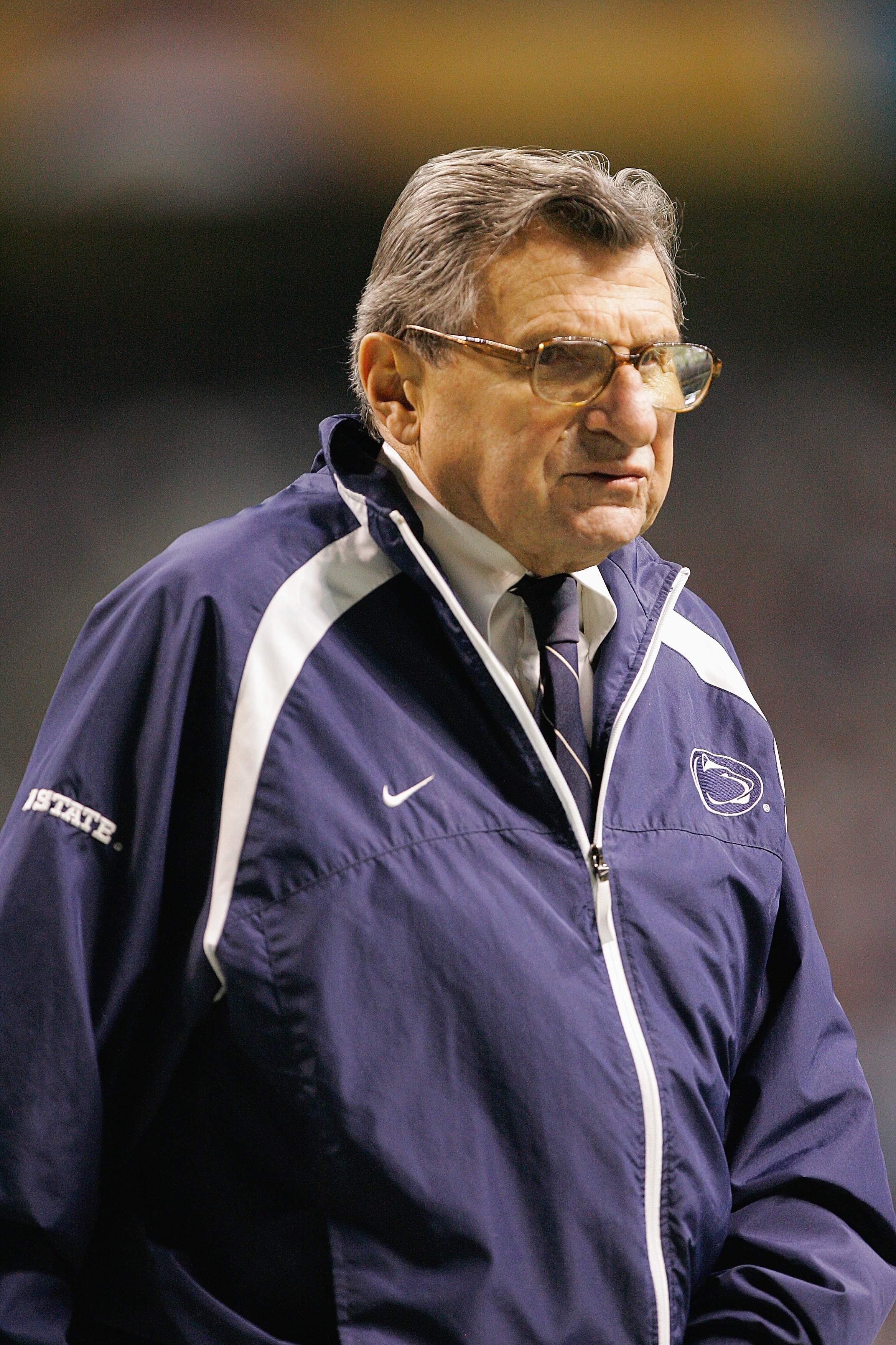 SAN ANTONIO - DECEMBER 29:  Head Coach Joe Paterno of the Penn State Nittany Lions looks on during the game against the Texas A&M Aggies during the Valero Alamo Bowl on December 29, 2007 at the Alamodome in San Antonio, Texas.  Penn State won 24-17.  (Pho