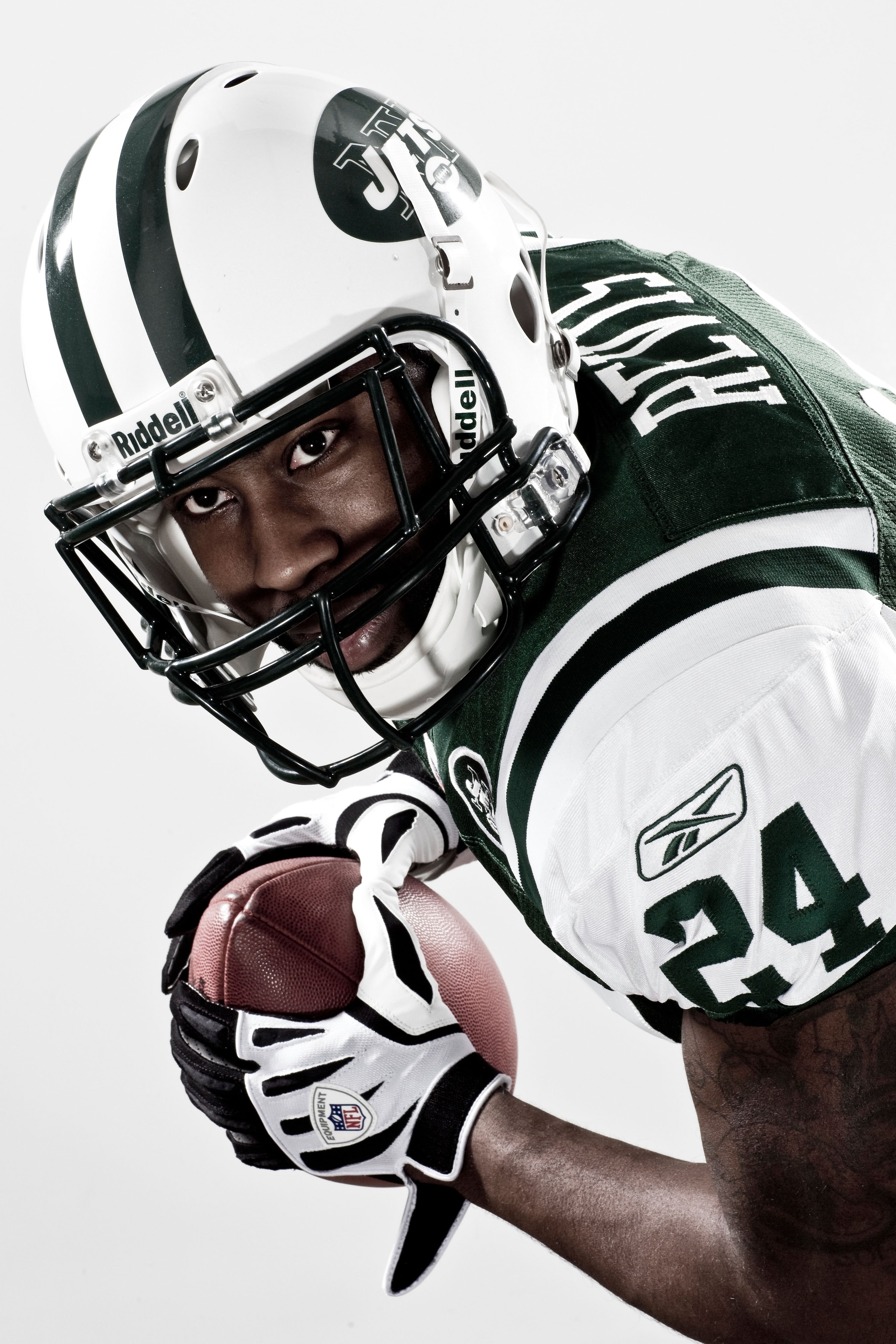 NEW YORK - MARCH 16:  New York Jets Darrelle Revis poses for a portrait on March 16, 2010 in New York, New York.  (Photo by Chris McGrath/Getty Images)