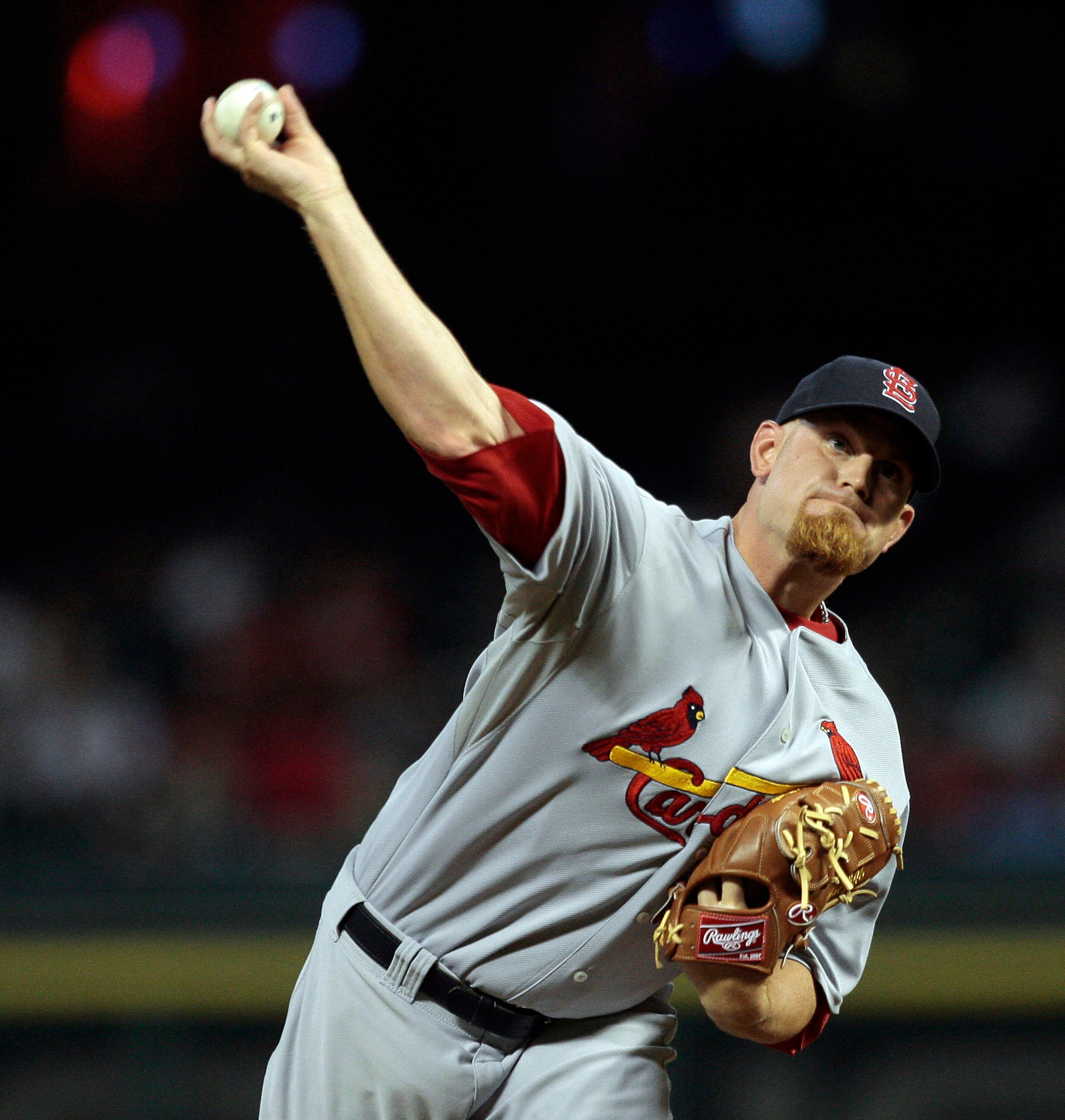 HOUSTON - JULY 09:  Pitcher Ryan Franklin #31 of the St. Louis Cardinals throws in the ninth inning against the Houston Astros at Minute Maid Park on July 9, 2010 in Houston, Texas.  (Photo by Bob Levey/Getty Images)