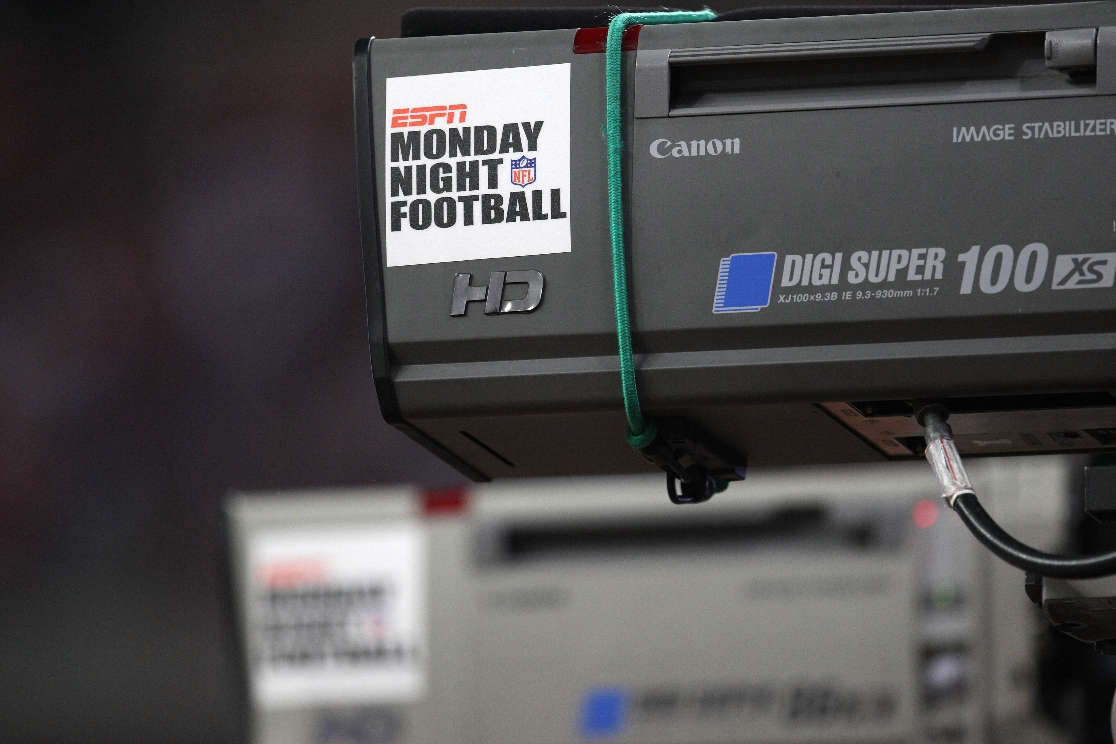 HOUSTON - NOVEMBER 23: ESPN Monday Night Football cameras point during the game between the Tennessee Titans and the Houston Texans on November 23, 2009 at Reliant Stadium in Houston, Texas. The Titans won 20-17. (Photo by Stephen Dunn/Getty Images) HOUSTON - NOVEMBER 23: ESPN Monday Night Football cameras point during the game between the Tennessee Titans and the Houston Texans on November 23, 2009 at Reliant Stadium in Houston, Texas. The Titans won 20-17. (Photo by Stephen Dunn/Getty Images)