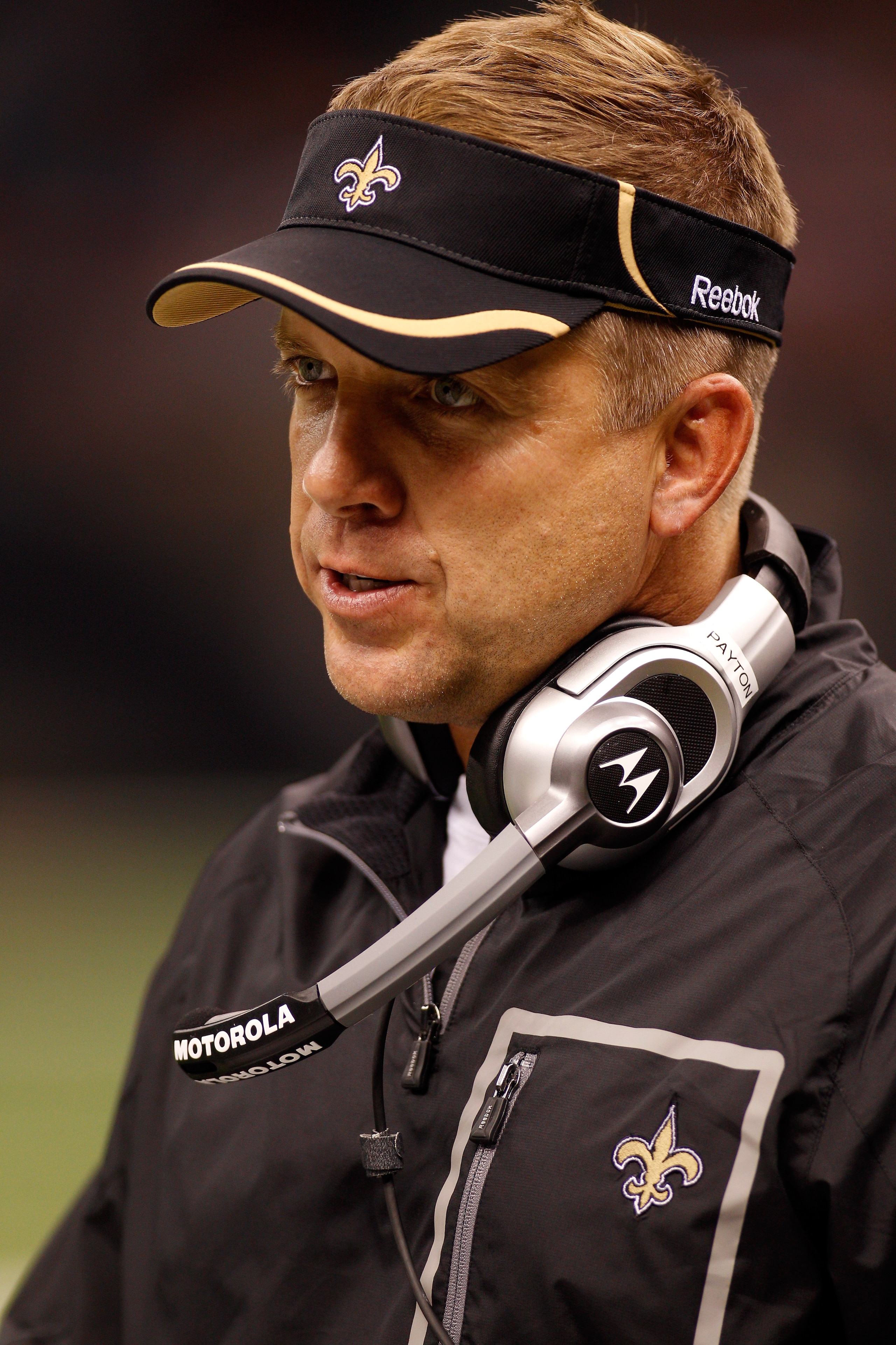 NEW ORLEANS - AUGUST 21:  Head coach Sean Payton of the New Orleans Saints watches a play against the Houston Texans at the Louisiana Superdome on August 21, 2010 in New Orleans, Louisiana.  (Photo by Chris Graythen/Getty Images)