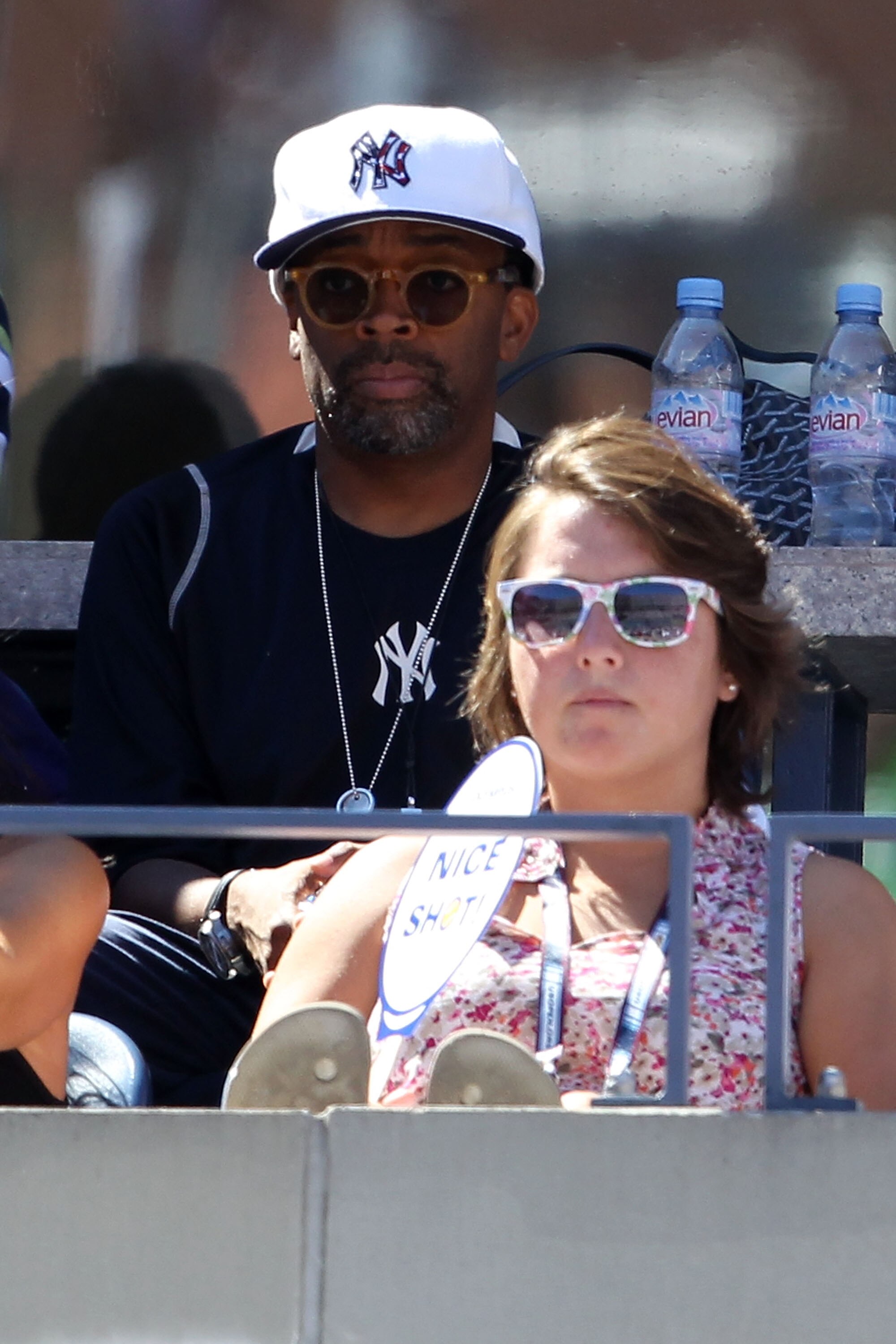 NEW YORK - SEPTEMBER 11:  Spike Lee attends the men's singles semifinal match between Rafael Nadal of Spain and Mikhail Youzhny of Russia during day thirteen of the 2010 U.S. Open at the USTA Billie Jean King National Tennis Center on September 11, 2010 i