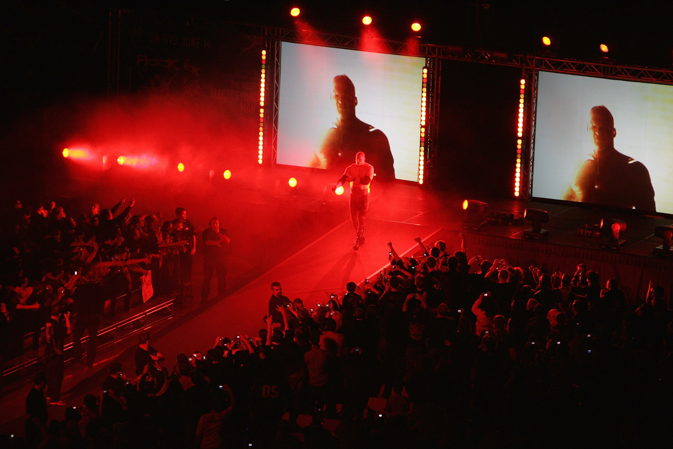 SYDNEY, AUSTRALIA - JUNE 15:  ECW Champion Kane walks to the ring during WWE Smackdown at Acer Arena on June 15, 2008 in Sydney, Australia.  (Photo by Gaye Gerard/Getty Images)