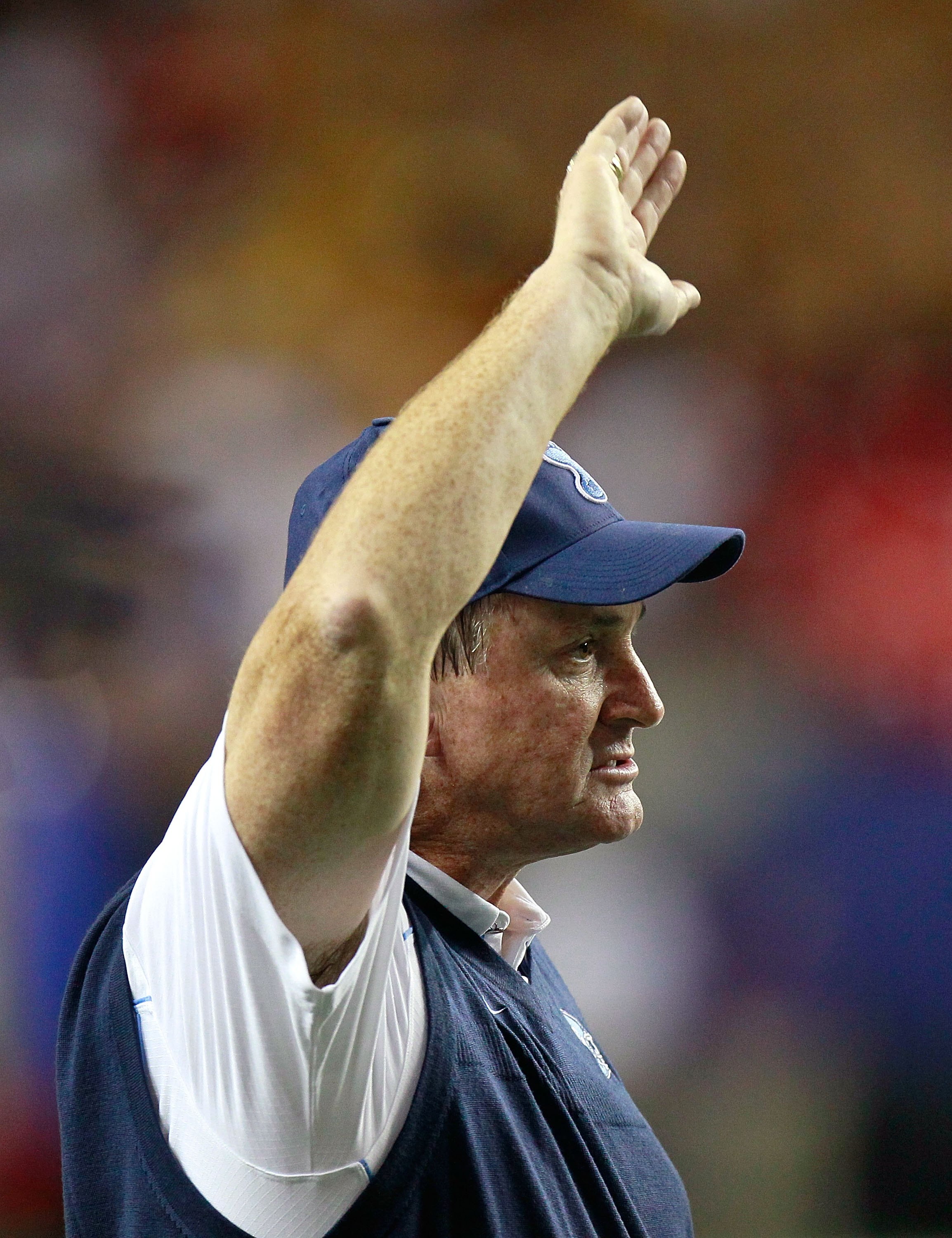 ATLANTA - SEPTEMBER 04:  Head coach Butch Davis of the North Carolina Tar Heels against the LSU Tigers during the Chick-fil-A Kickoff Game at Georgia Dome on September 4, 2010 in Atlanta, Georgia.  (Photo by Kevin C. Cox/Getty Images)