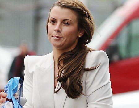 Wayne Rooney Scandal; Coleen Rooney outdoors (Pictures)