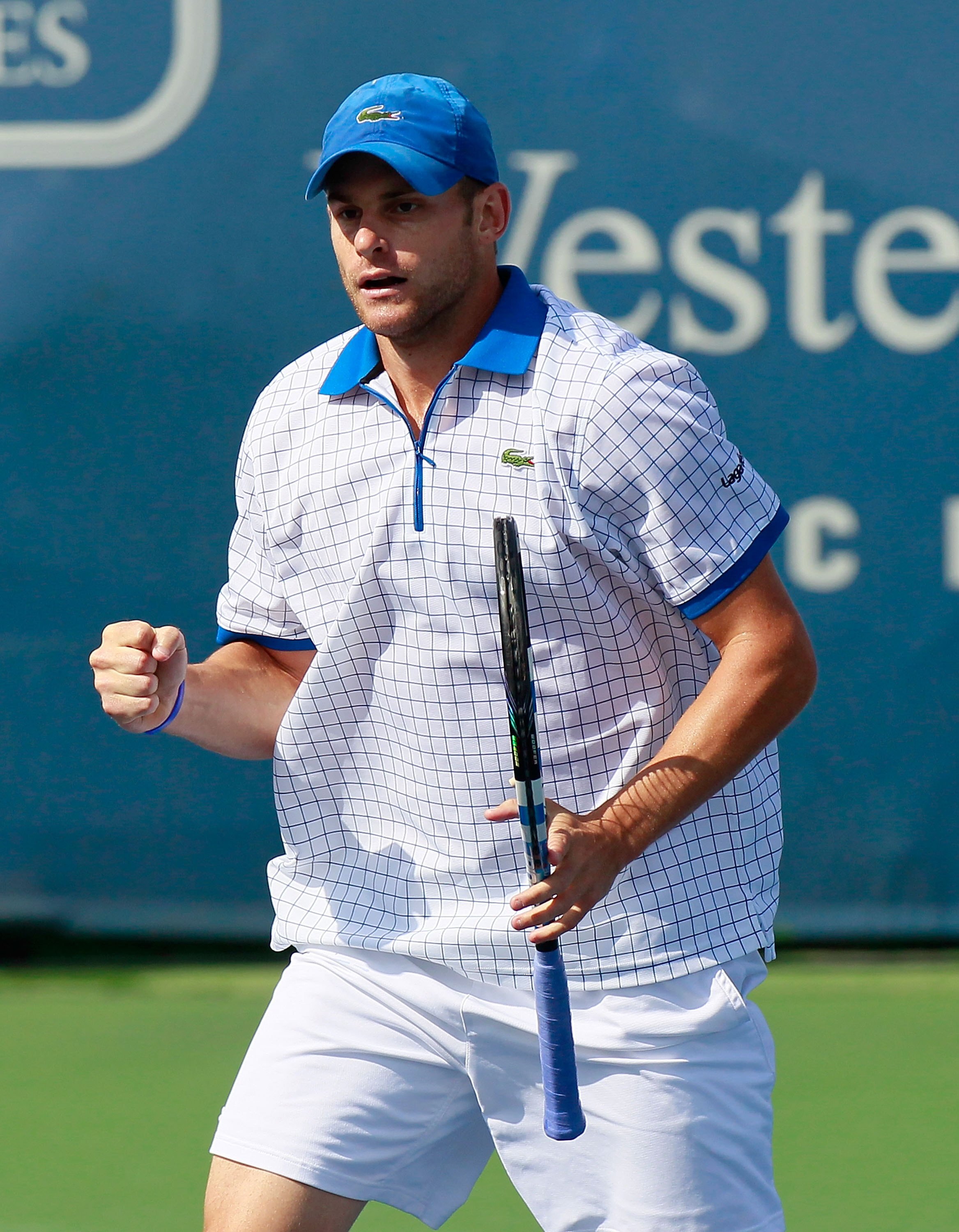 CINCINNATI - AUGUST 21:  Andy Roddick during the semifinals on Day 6 of the Western & Southern Financial Group Masters at the Lindner Family Tennis Center on August 21, 2010 in Cincinnati, Ohio.  (Photo by Kevin C. Cox/Getty Images)