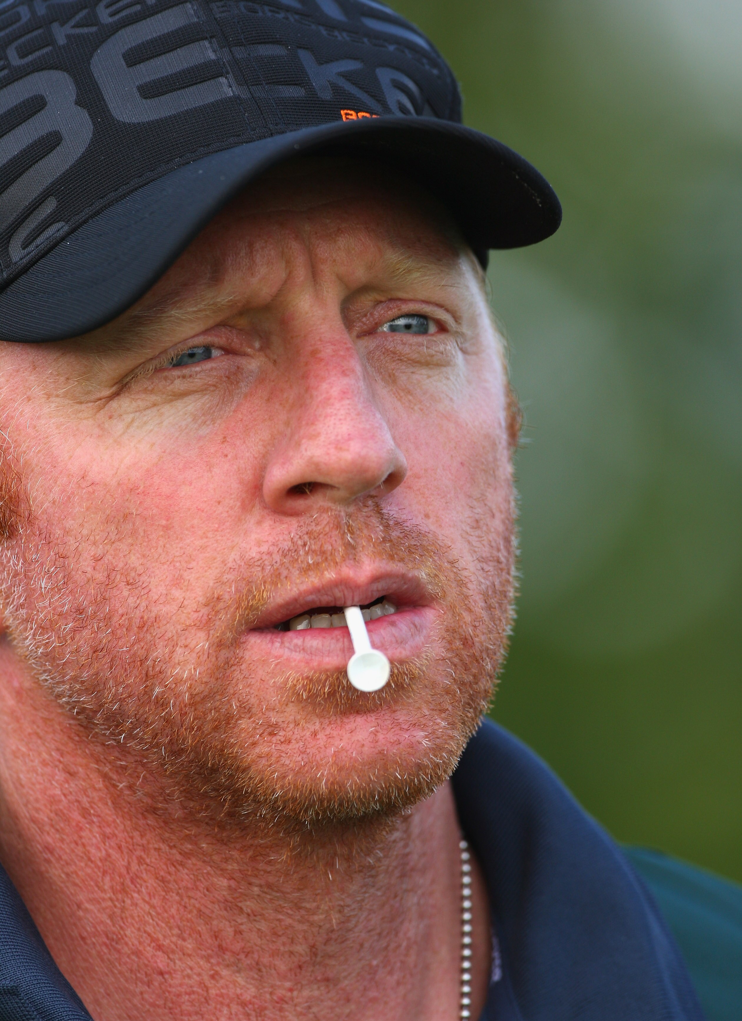 COLOGNE, GERMANY - SEPTEMBER 10:  Former tennis star Boris Becker of Germany is seen during the pro - am of The Mercedes-Benz Championship at The Gut Larchenhof Golf Club on September 10, 2008, in Pulheim, near Cologne, Germany.  (Photo by Stuart Franklin