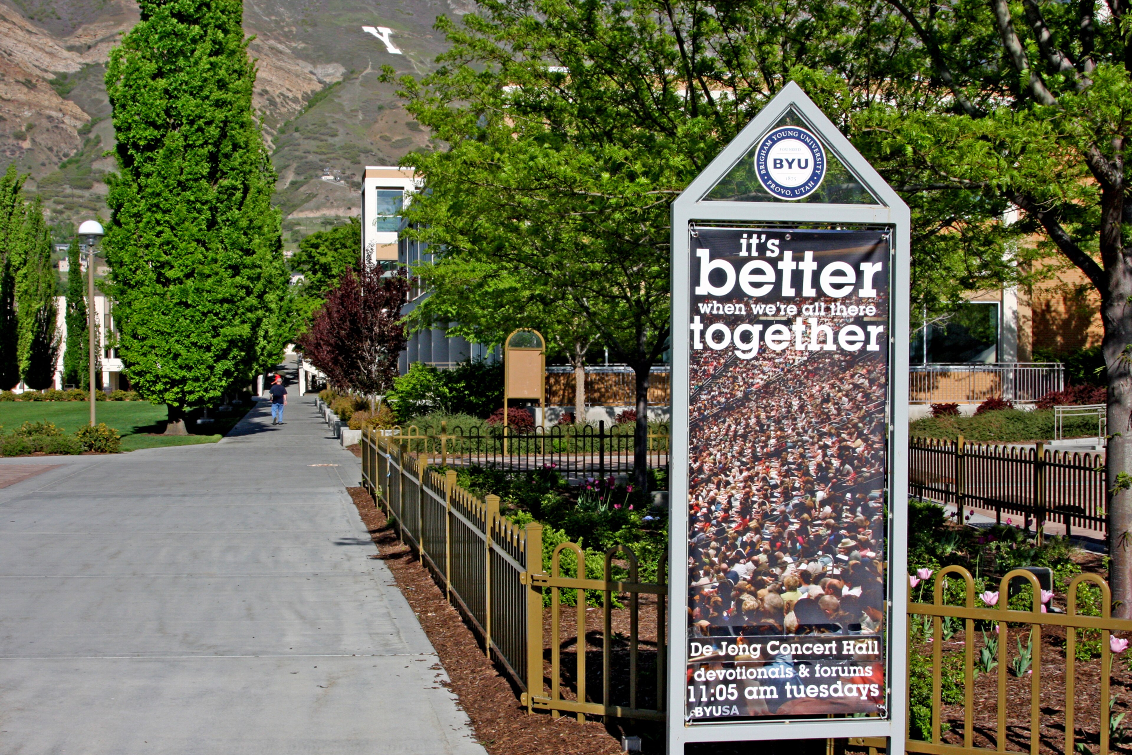 Brigham Young University is the largest faith based operated university in the U.S. not to mention the western states.
