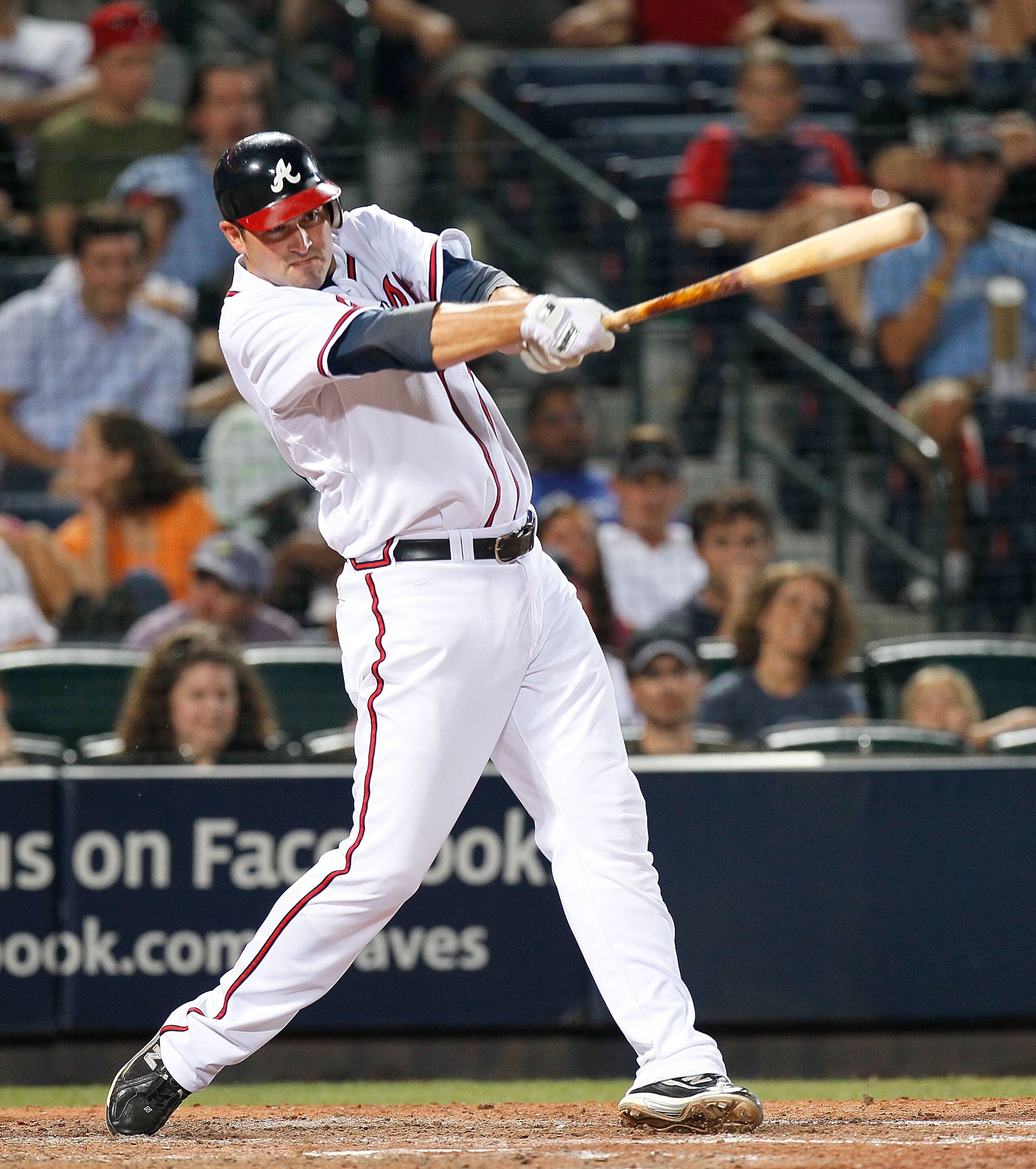 ATLANTA - JULY 02:  Troy Glaus #25 of the Atlanta Braves against the Florida Marlins at Turner Field on July 2, 2010 in Atlanta, Georgia.  (Photo by Kevin C. Cox/Getty Images)