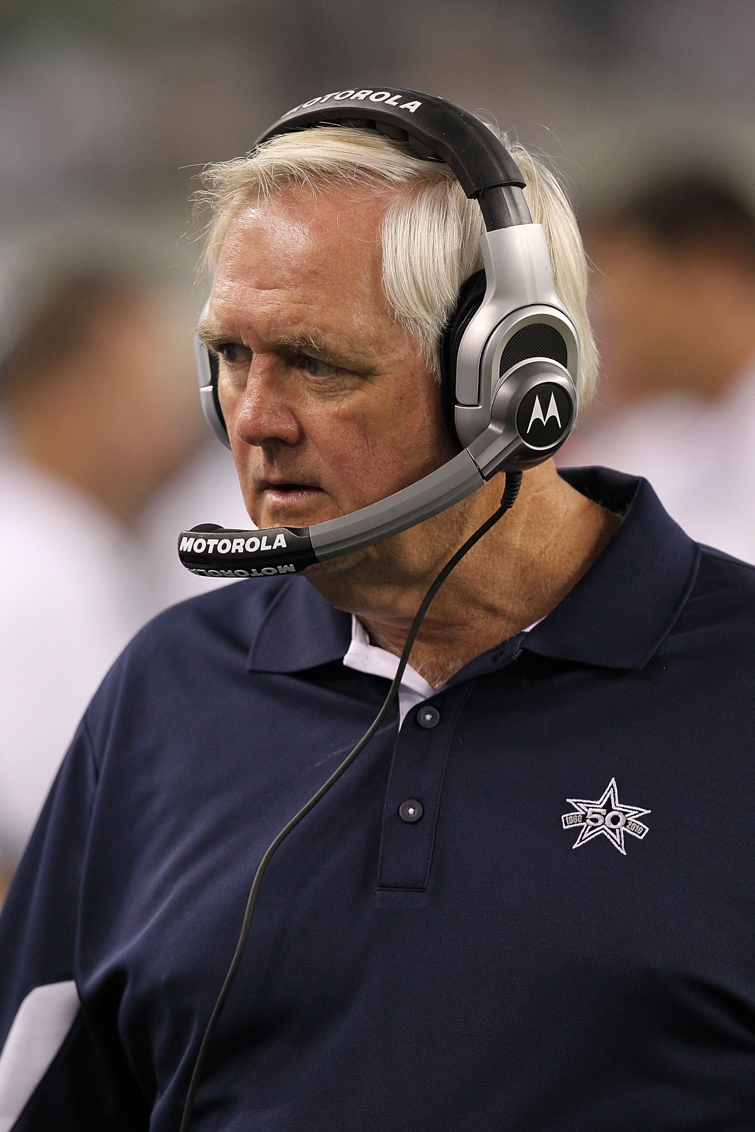 ARLINGTON, TX - SEPTEMBER 02:  Head coach Wade Phillips of the Dallas Cowboys at Cowboys Stadium on September 2, 2010 in Arlington, Texas.  (Photo by Ronald Martinez/Getty Images)