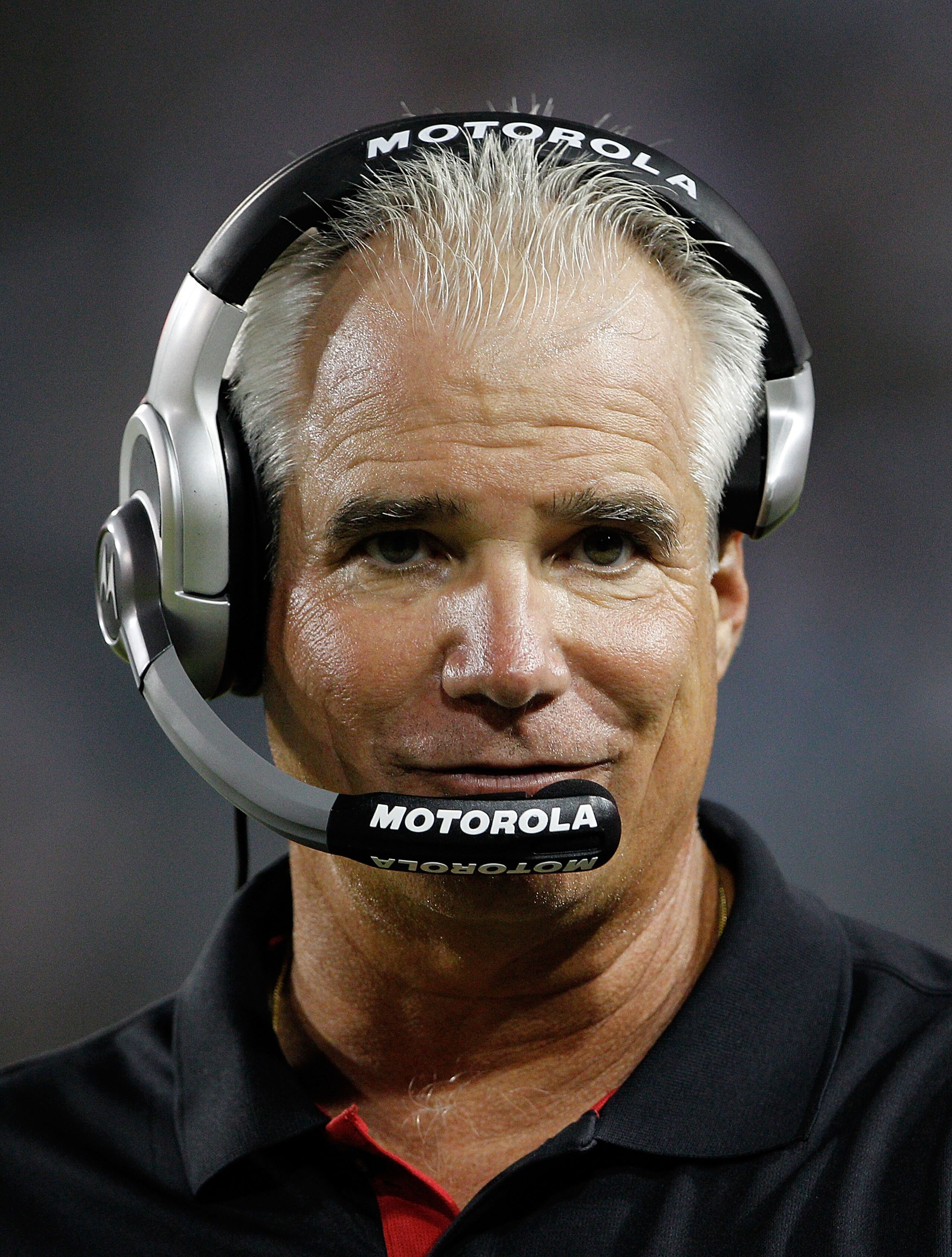 JACKSONVILLE, FL - SEPTEMBER 02:  Head coach Mike Smith of the Atlanta Falcons watches the action during a preseason game against the Jacksonville Jaguars at EverBank Field on September 2, 2010 in Jacksonville, Florida.  (Photo by Sam Greenwood/Getty Imag