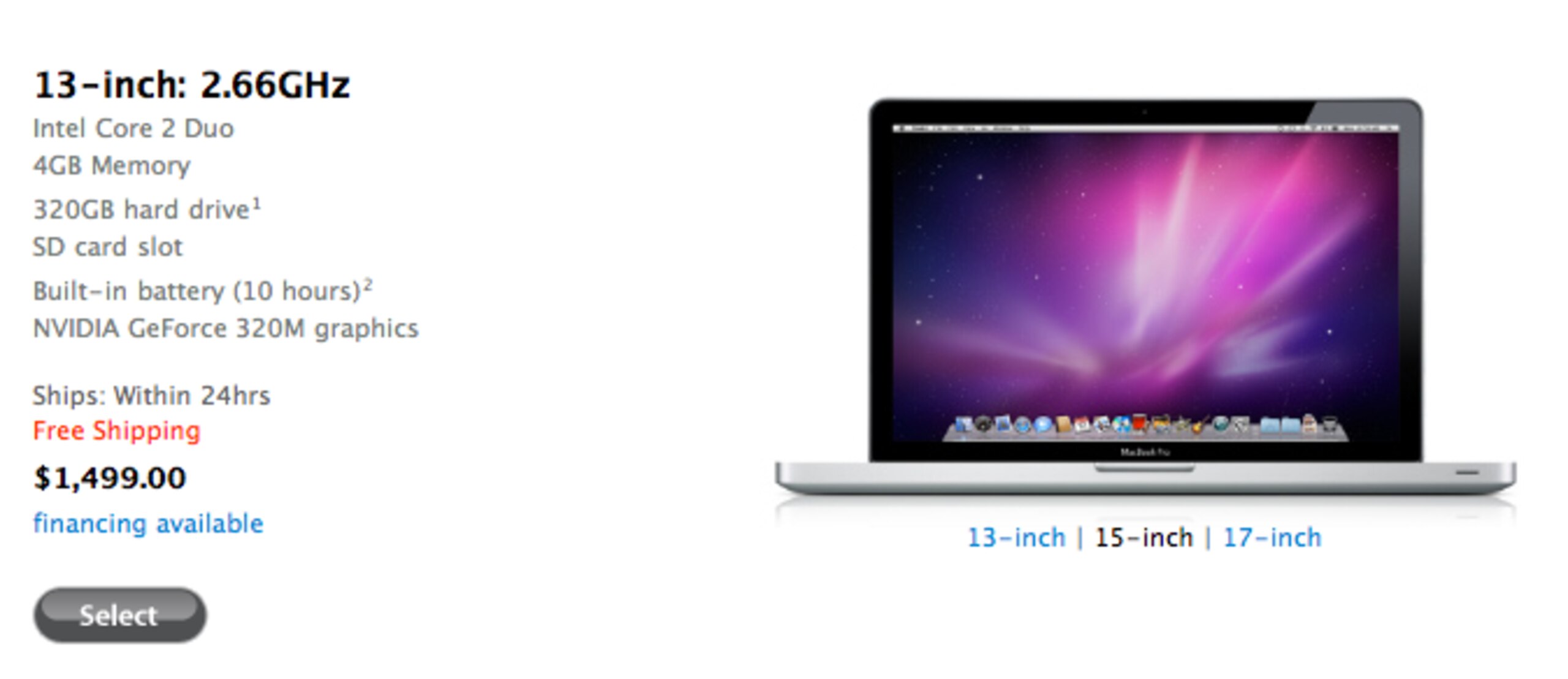 I actually have the 17" model.