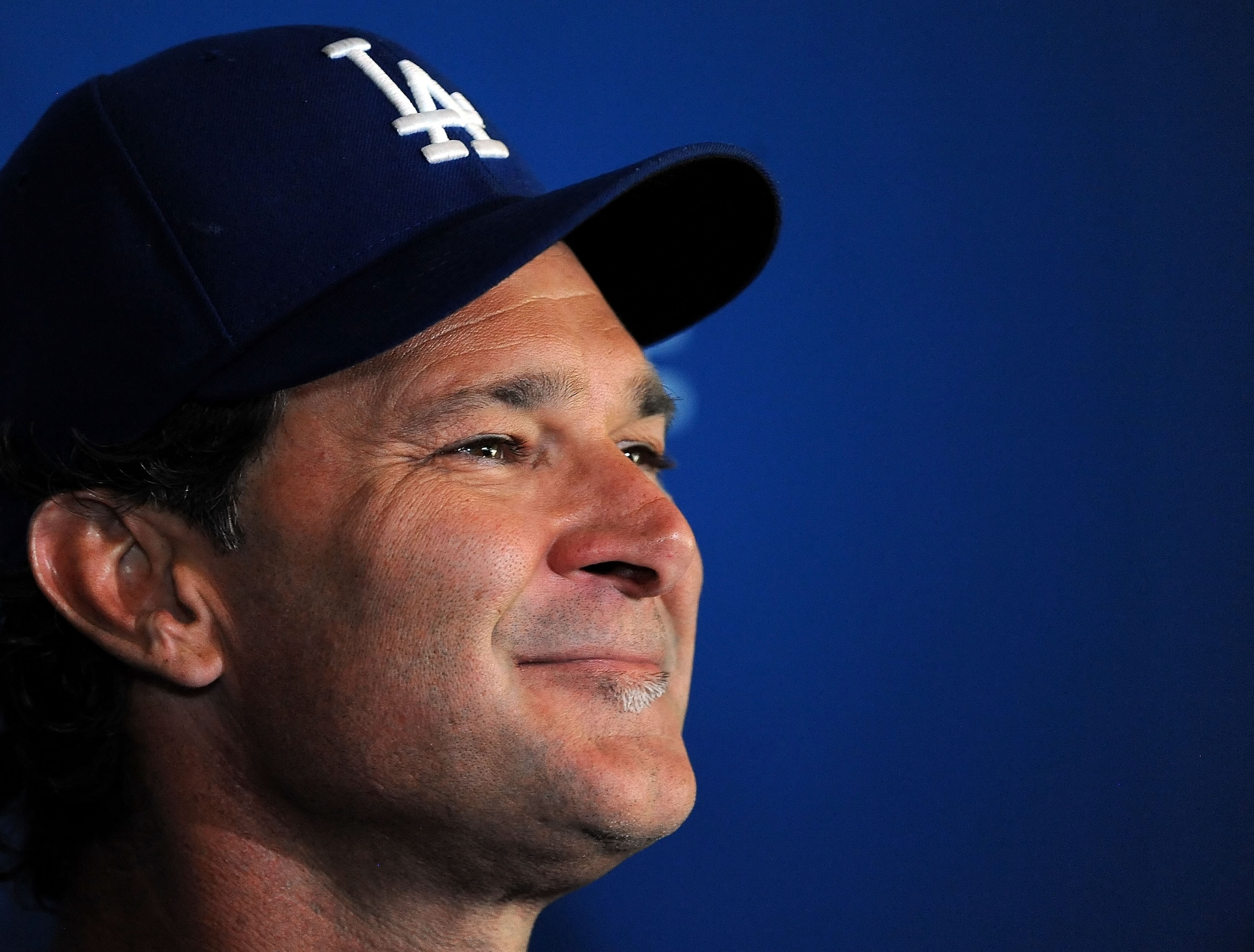 LOS ANGELES, CA - SEPTEMBER 17:  Coach Don Mattingly of the Los Angeles Dodgers attends a press conference announcing that Mattingly will manage the Dodgers in 2011 after Joe Torre retires at Dodger Stadium on September 17, 2010 in Los Angeles, California