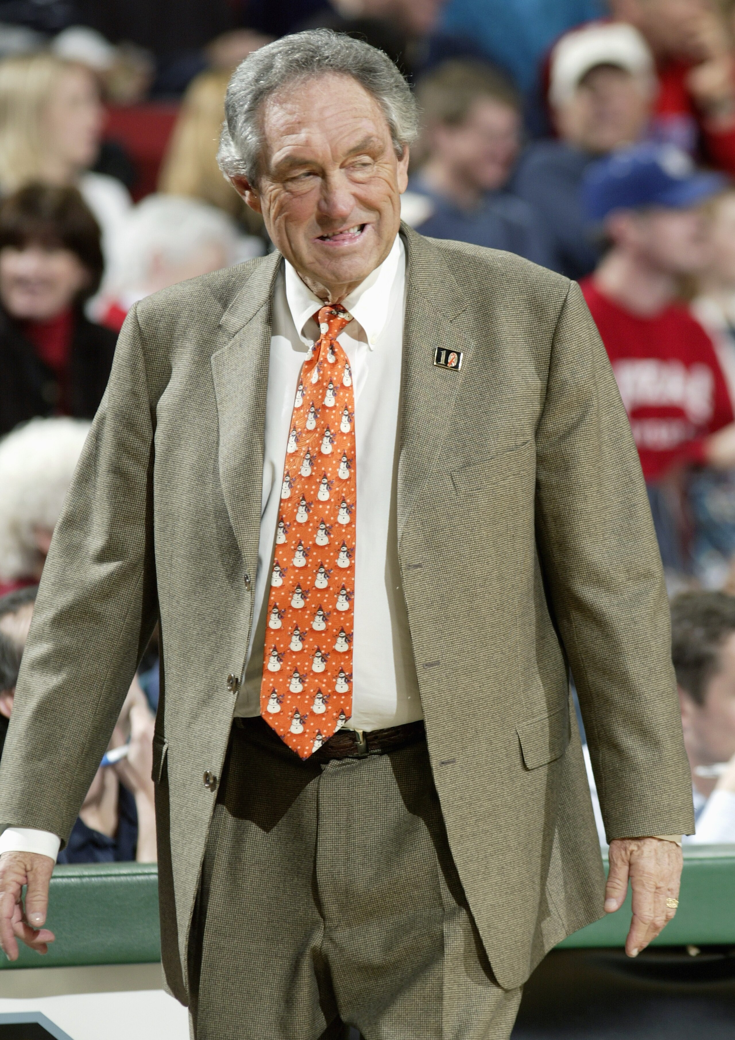 SEATTLE - DECEMBER 10: Head Coach Eddie Sutton of the Oklahoma State Cowboys reacts during the game with the Gonzaga Bulldogs at Key Arena on December 10, 2005 in Seattle, Washington. Gonzaga won 64-62. (Photo by Otto Greule Jr/Getty Images) SEATTLE - DECEMBER 10: Head Coach Eddie Sutton of the Oklahoma State Cowboys reacts during the game with the Gonzaga Bulldogs at Key Arena on December 10, 2005 in Seattle, Washington. Gonzaga won 64-62. (Photo by Otto Greule Jr/Getty Images)