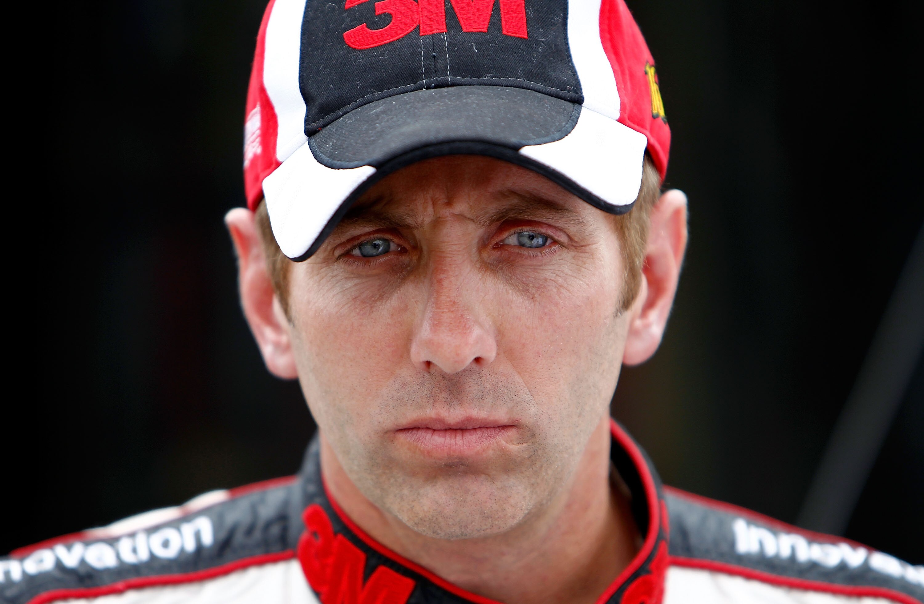 LOUDON, NH - SEPTEMBER 17:  Greg Biffle, driver of the #16 3M Ford, looks on after qualifying for the NASCAR Sprint Cup Series Sylvania 300 at New Hampshire Motor Speedway on September 17, 2010 in Loudon, New Hampshire.  (Photo by Jeff Zelevansky/Getty Im