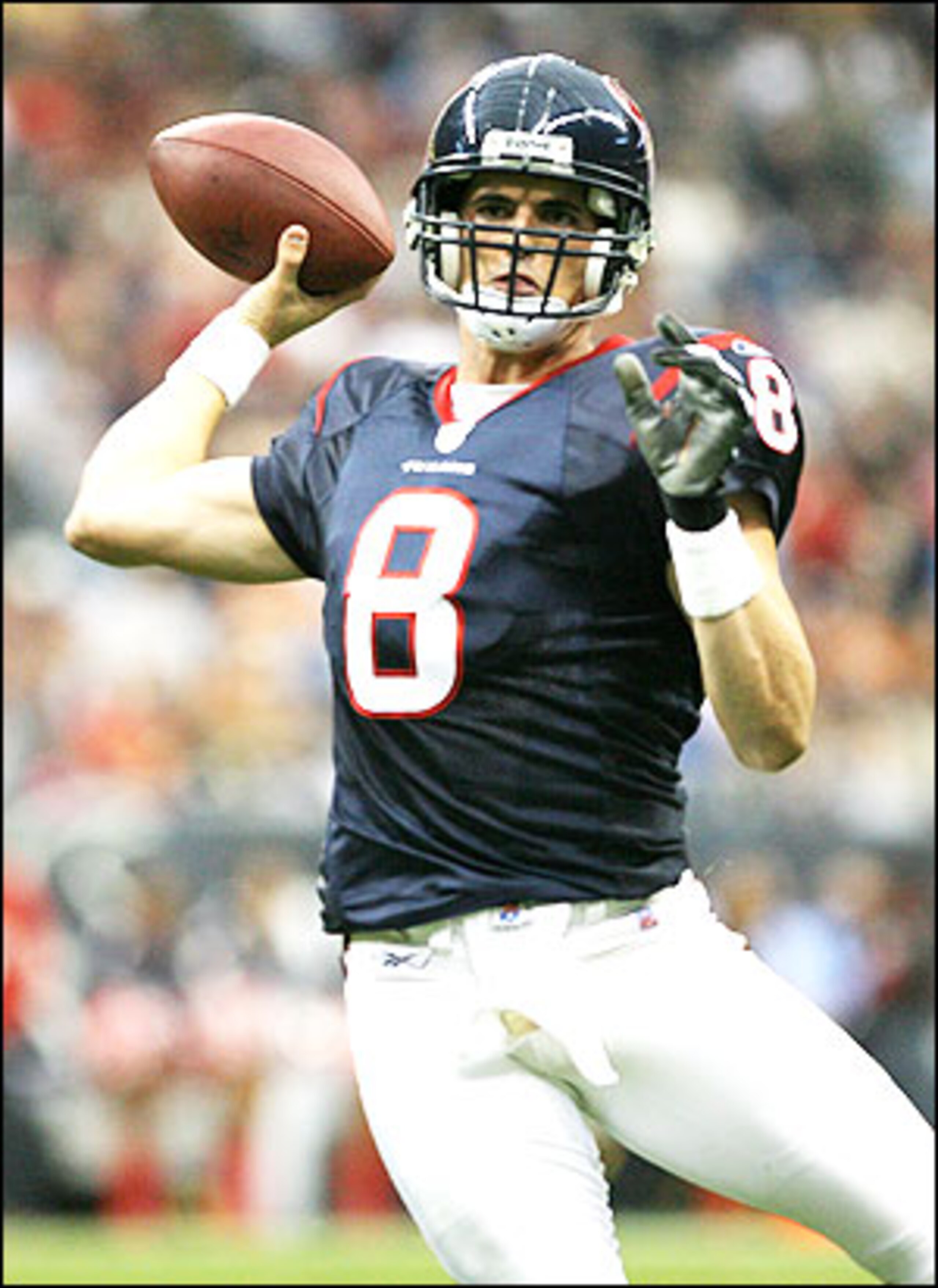 First overall pick by the Houston Texans, David Carr