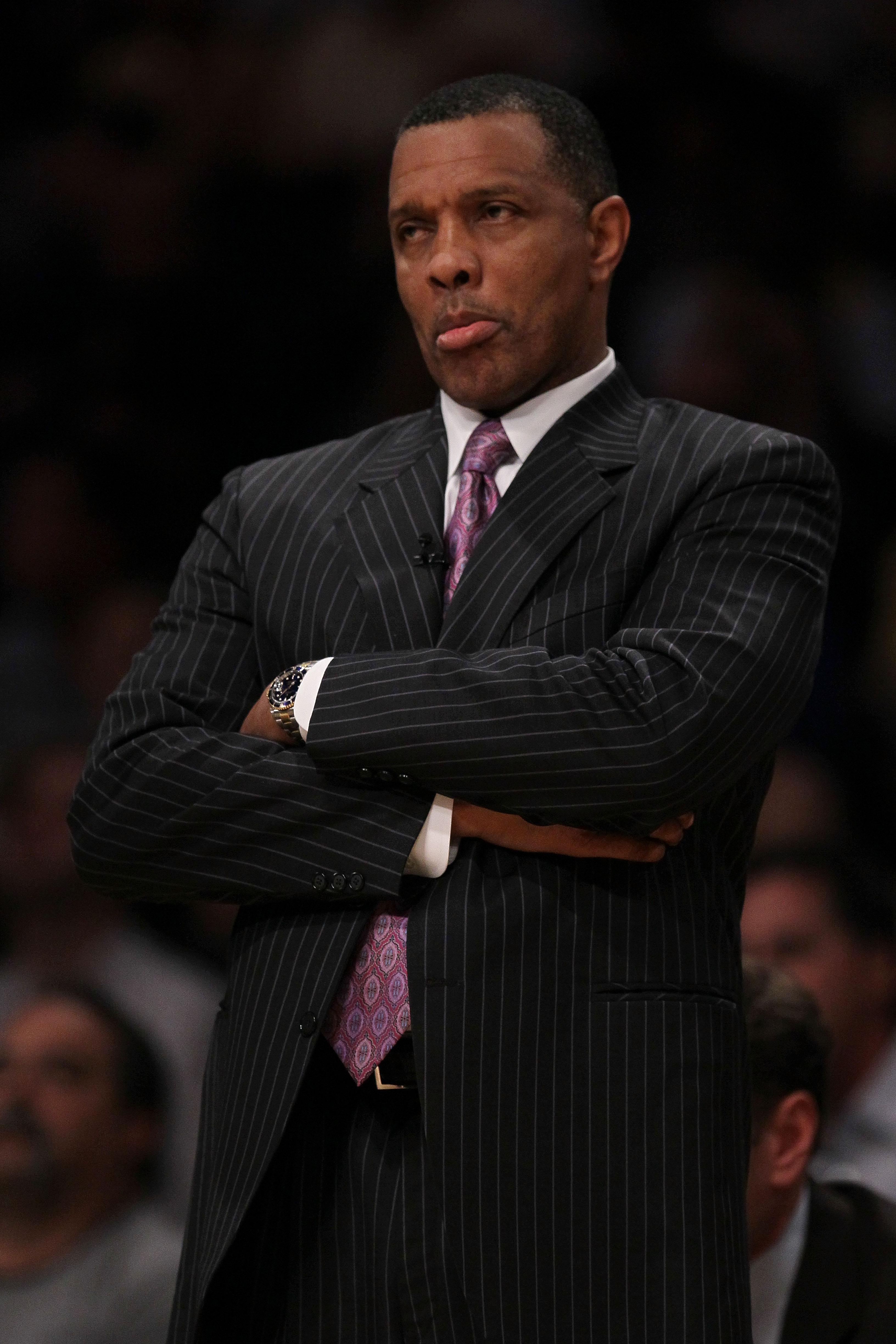 LOS ANGELES, CA - MAY 27:  Head coach Alvin Gentry of the Phoenix Suns watches game action against the Los Angeles Lakers in the second quarter of Game Five of the Western Conference Finals during the 2010 NBA Playoffs at Staples Center on May 27, 2010 in