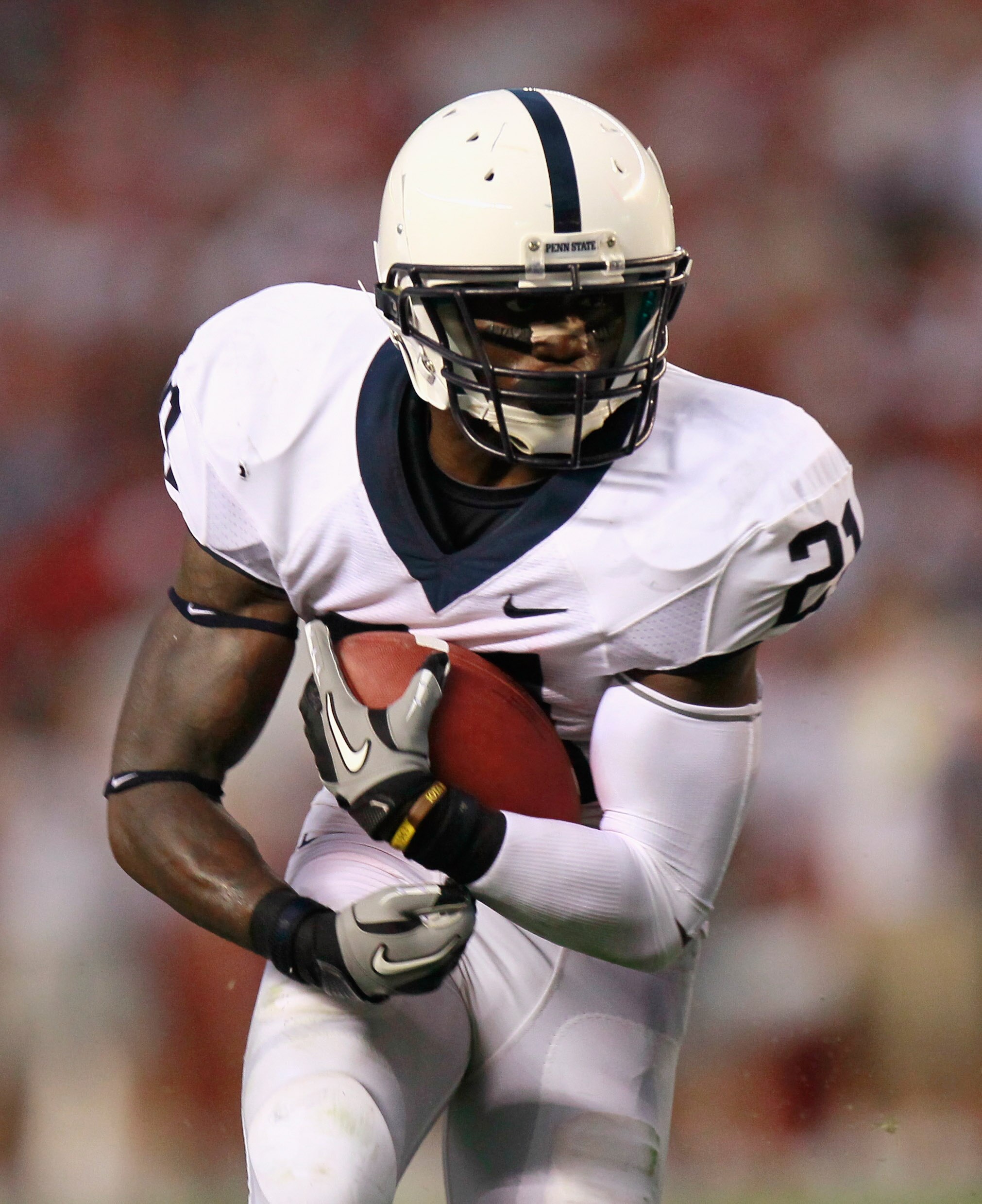 TUSCALOOSA, AL - SEPTEMBER 11:  Stephon Green #21 of the Penn State Nittany Lions against the Alabama Crimson Tide at Bryant-Denny Stadium on September 11, 2010 in Tuscaloosa, Alabama.  (Photo by Kevin C. Cox/Getty Images)