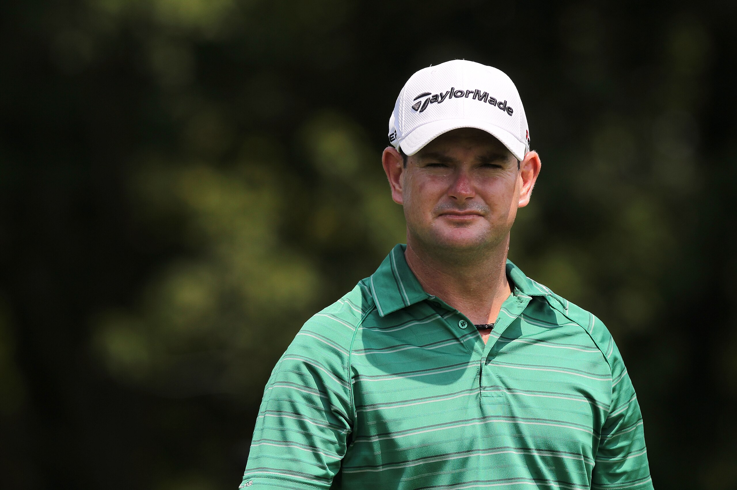 VERONA, NY - AUGUST 05:  Rory Sabbatini of South Africa walks on a fairway during round one at the Turning Stone Resort Championship at Atunyote Golf Club held on August 5, 2010 in Verona, New York.  (Photo by Nick Laham/Getty Images)