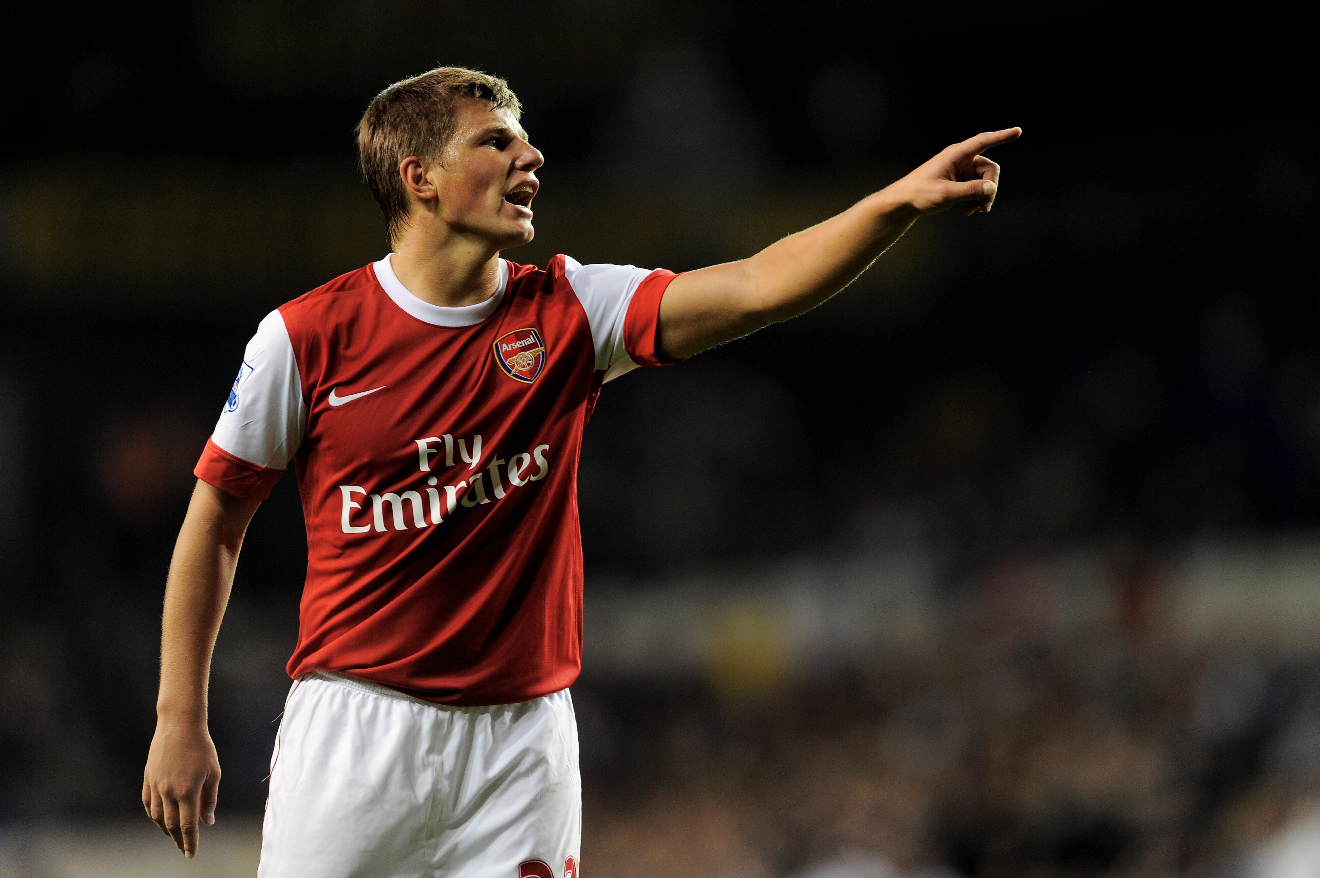 LONDON, ENGLAND - SEPTEMBER 21:  Andrey Arshavin of Arsenal reacts during the Carling Cup third round match between Tottenham Hotspur and Arsenal at White Hart Lane on September 21, 2010 in London, England.  (Photo by Michael Regan/Getty Images)